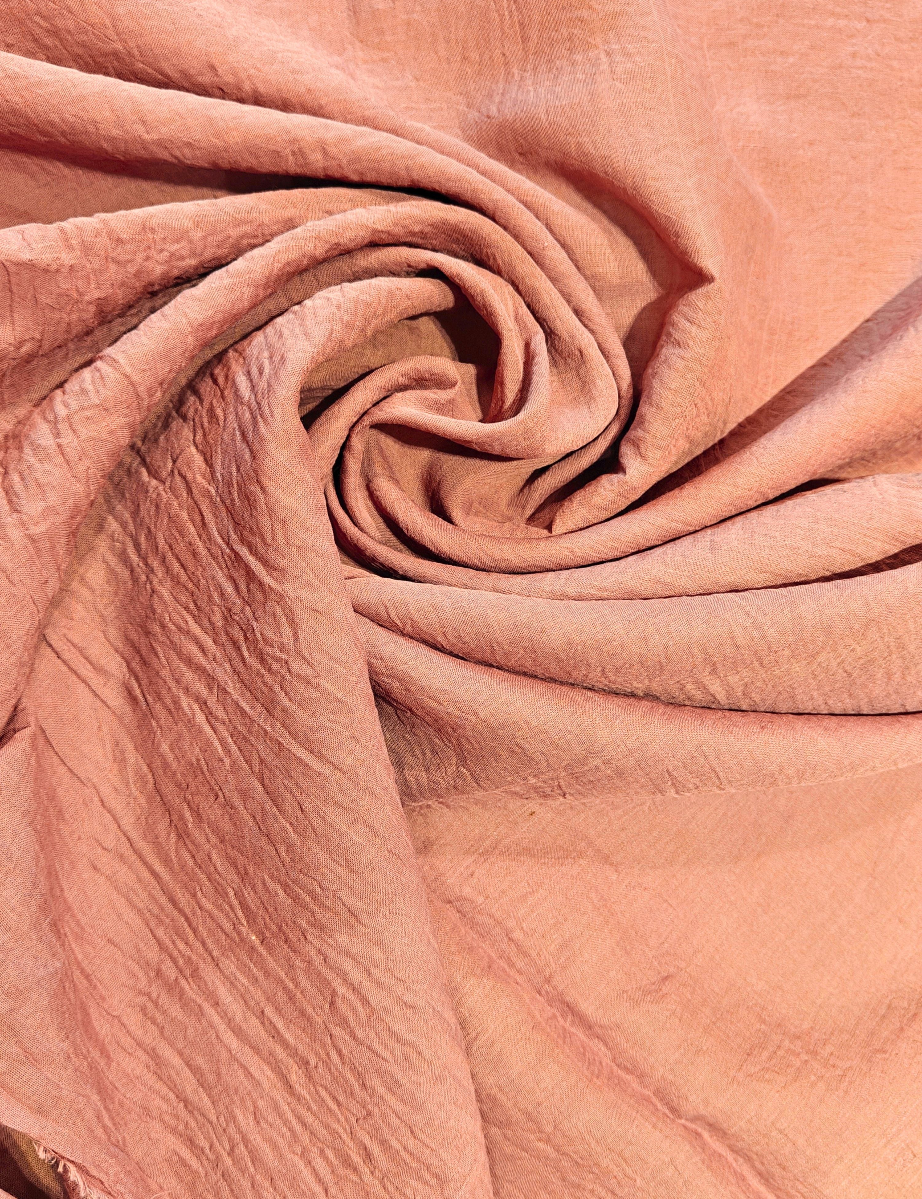 Mauve Venkatagiri Fabric