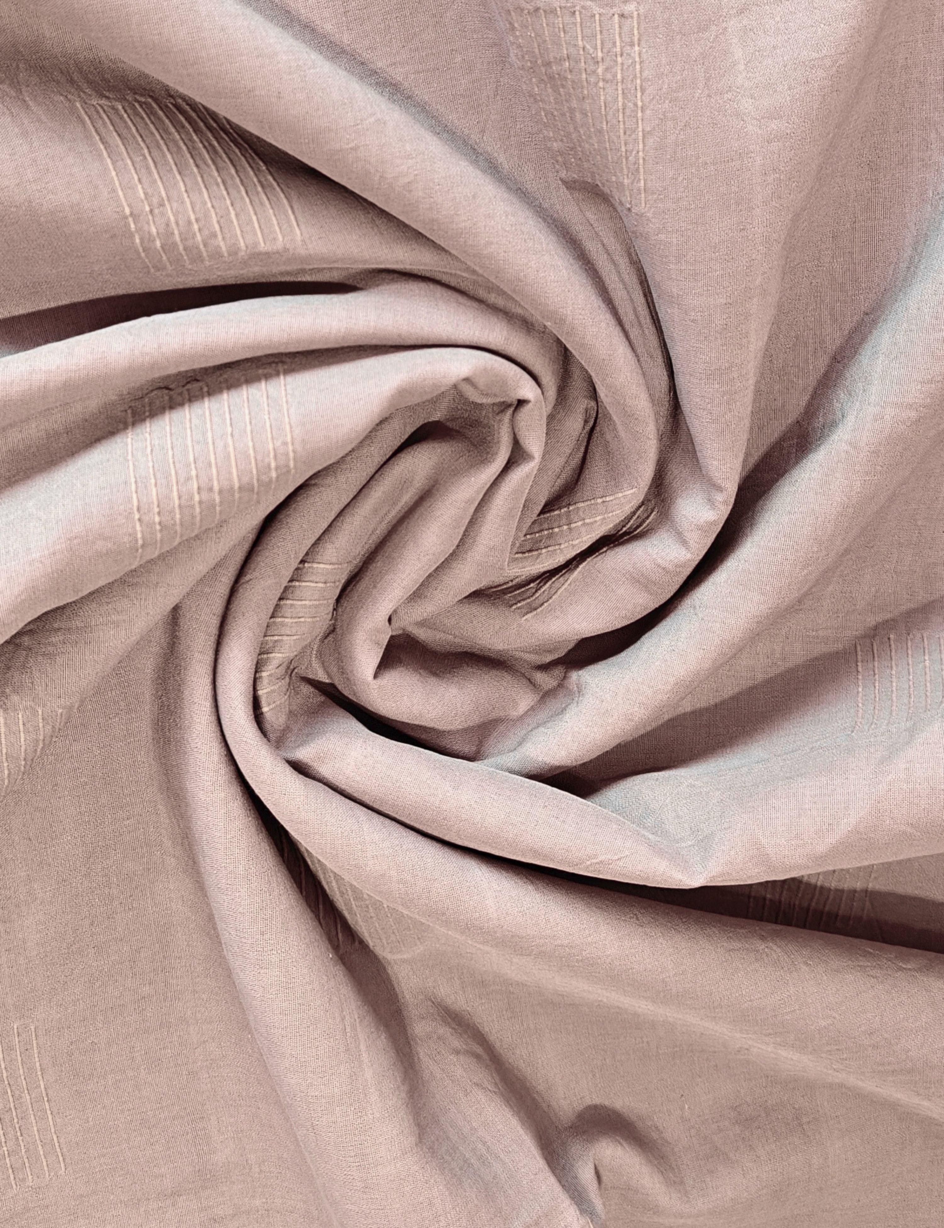 Brown Venkatagiri Fabric