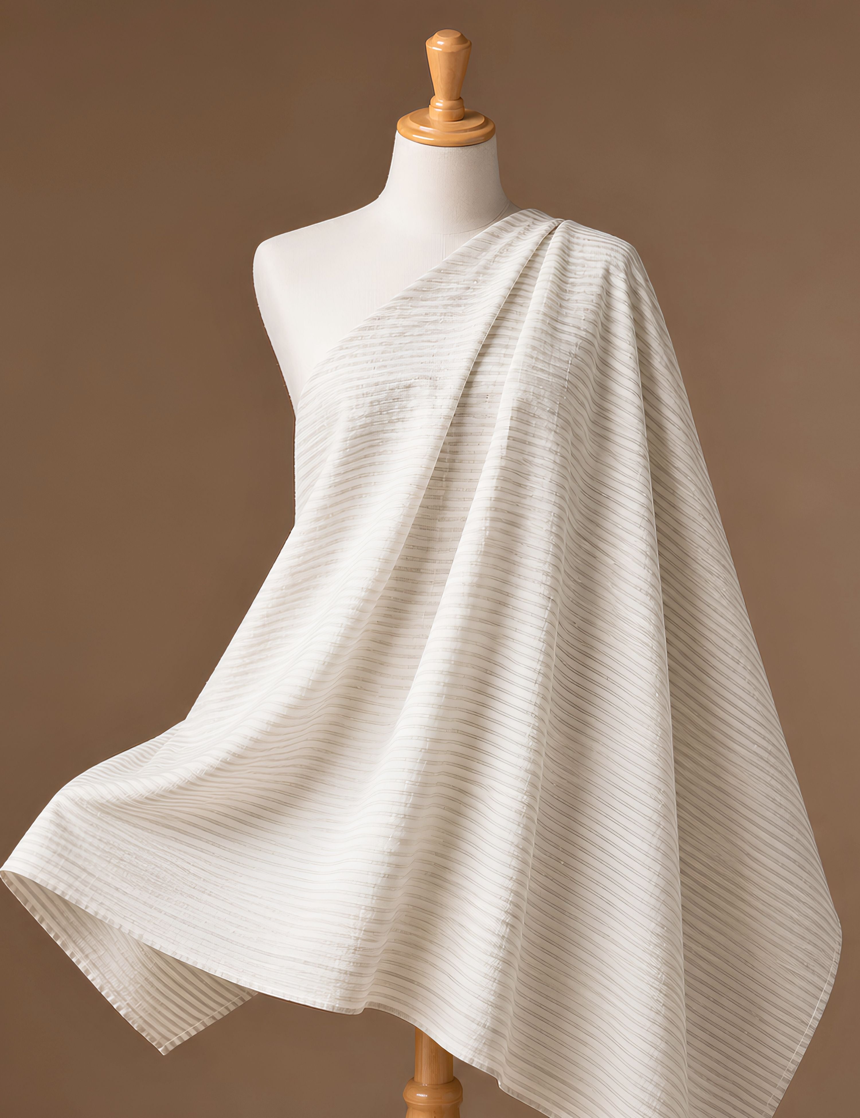 Off-White Venkatagiri Fabric