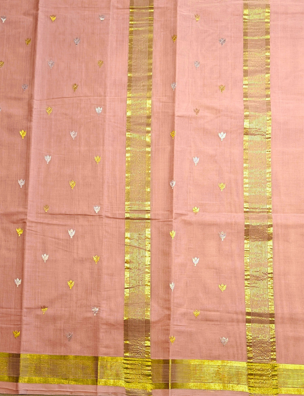 Dusty Pink Venkatagiri Saree