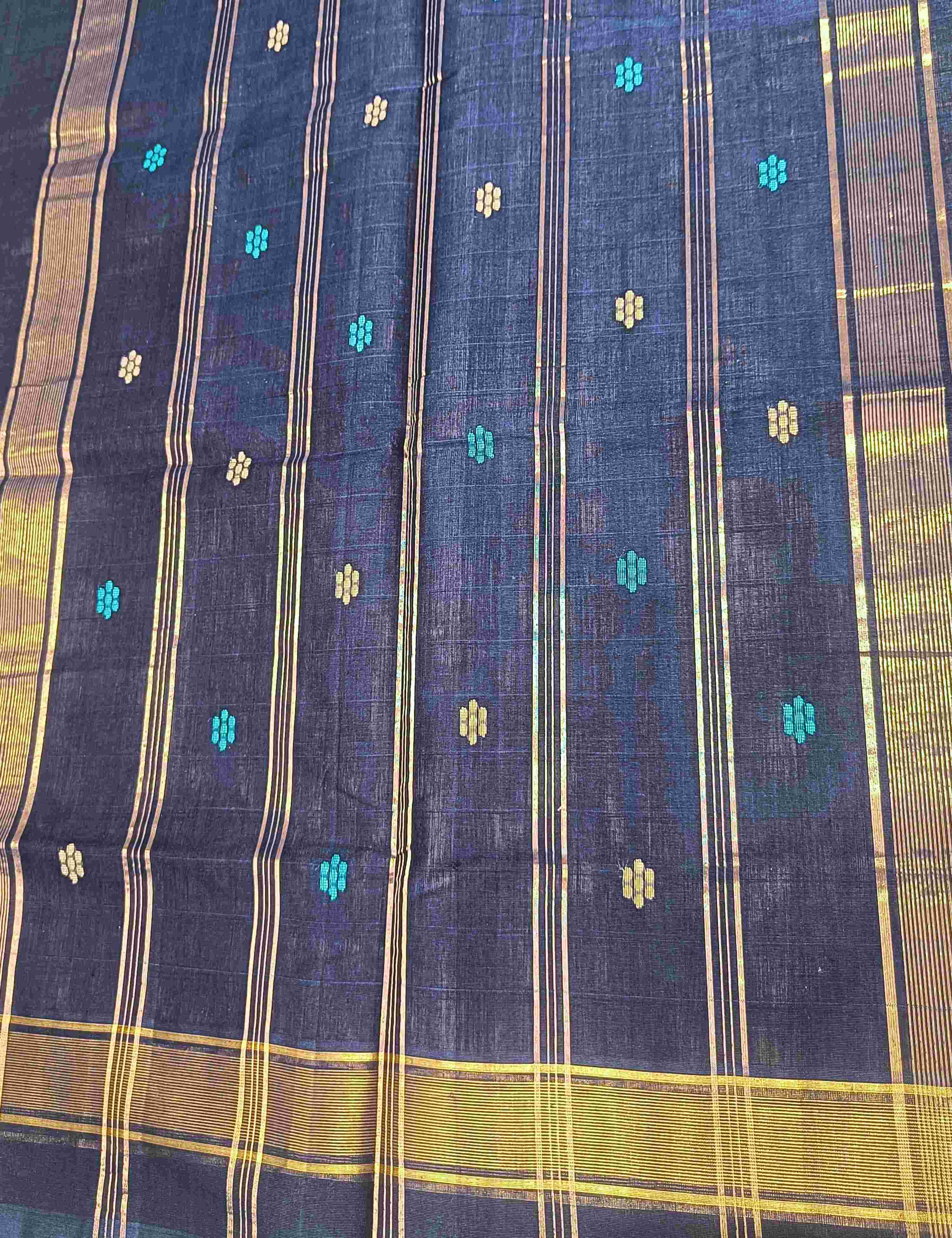 Dhara Beige Negamam Cotton Saree