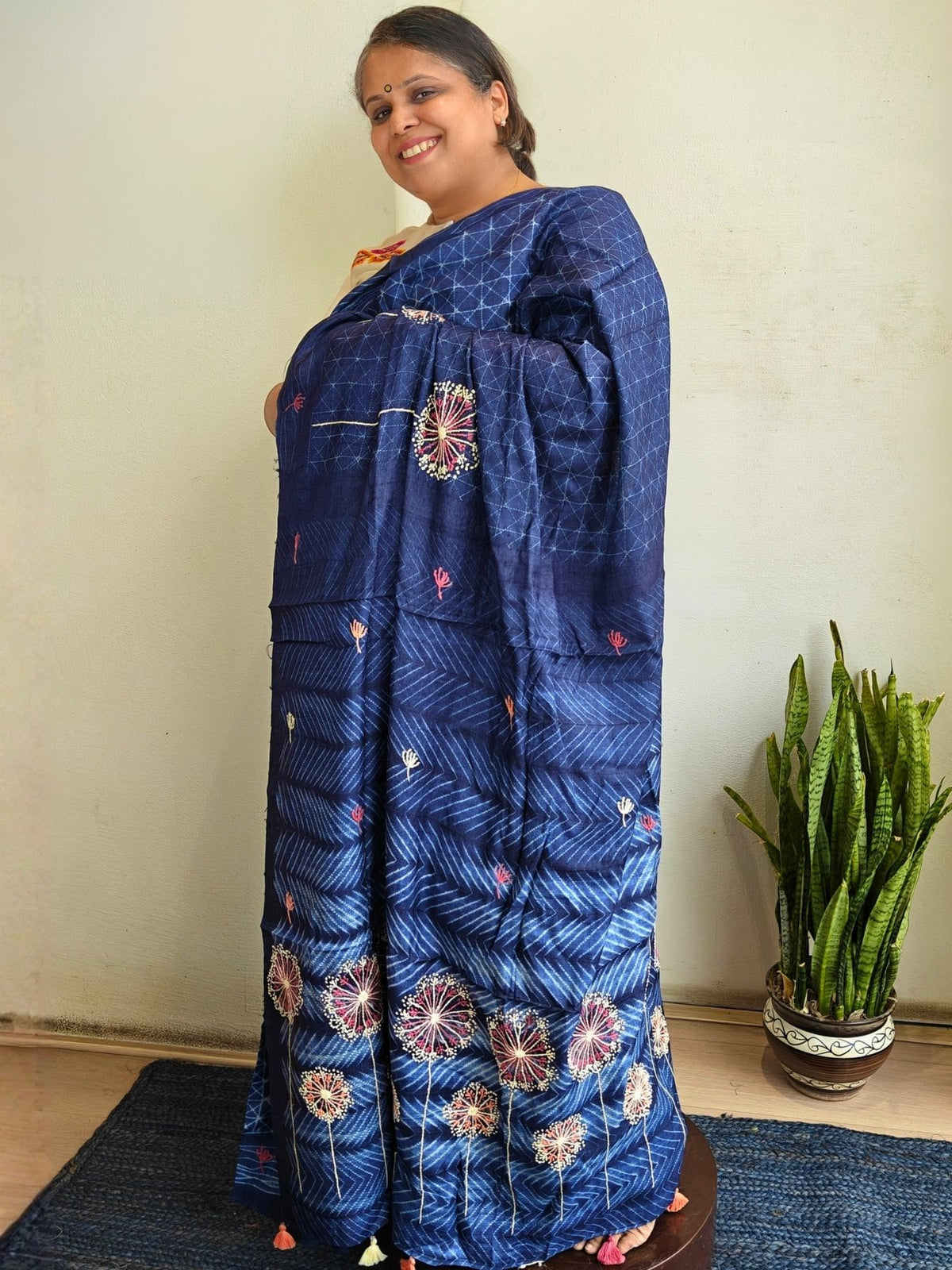 Singhaparni Multicolor Shibori Saree