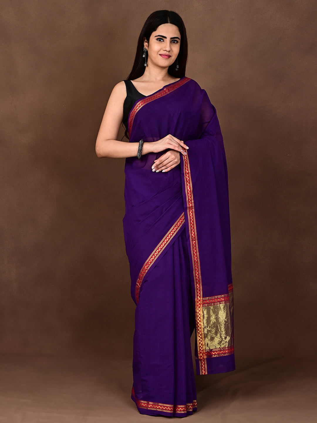 Muthukodi Purple Venkatagiri Saree