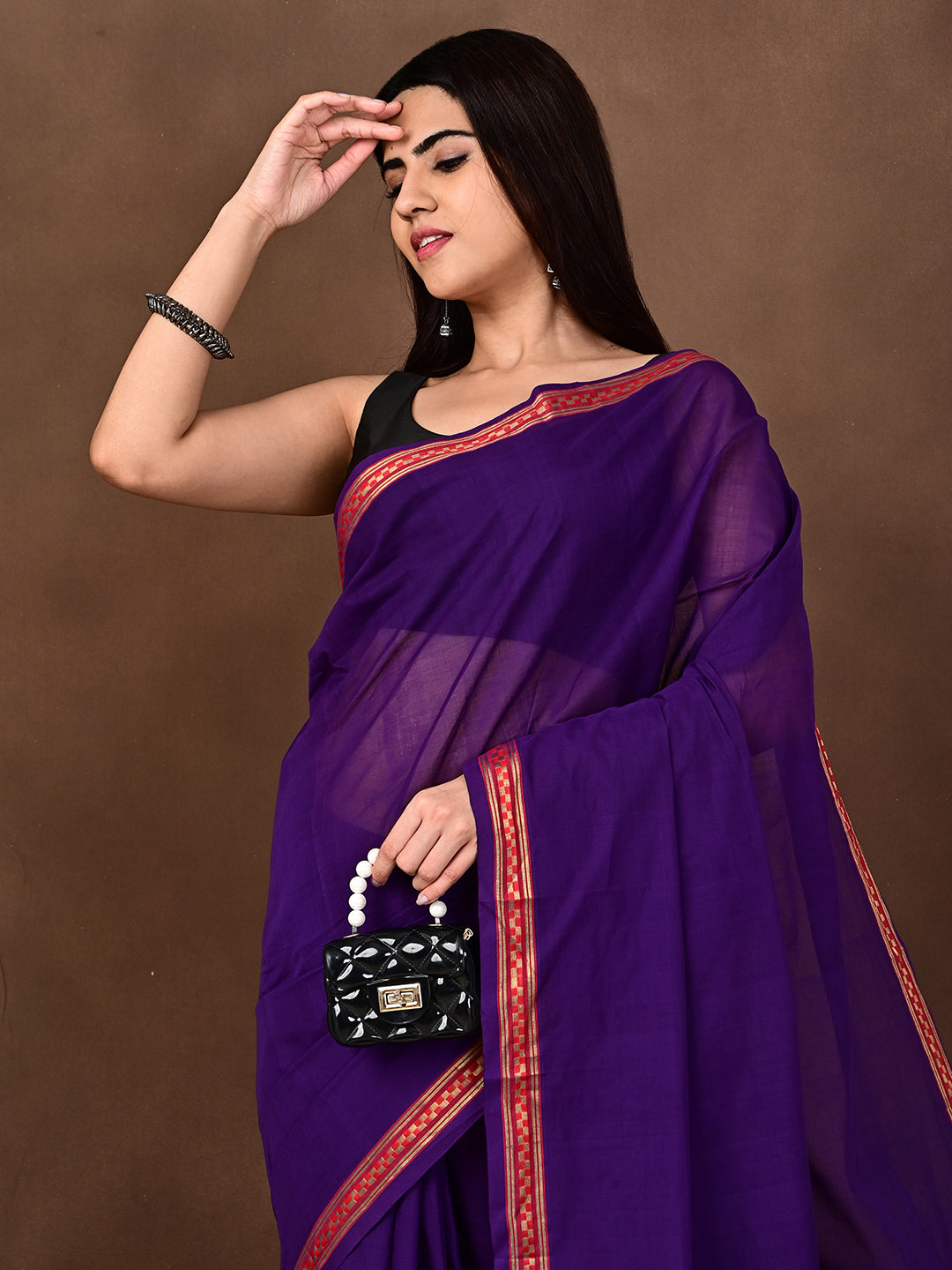 Muthukodi Purple Venkatagiri Saree