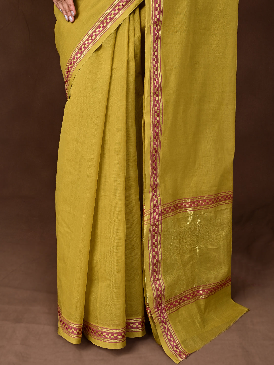 Muthukodi Limegreen Venkatagiri Saree