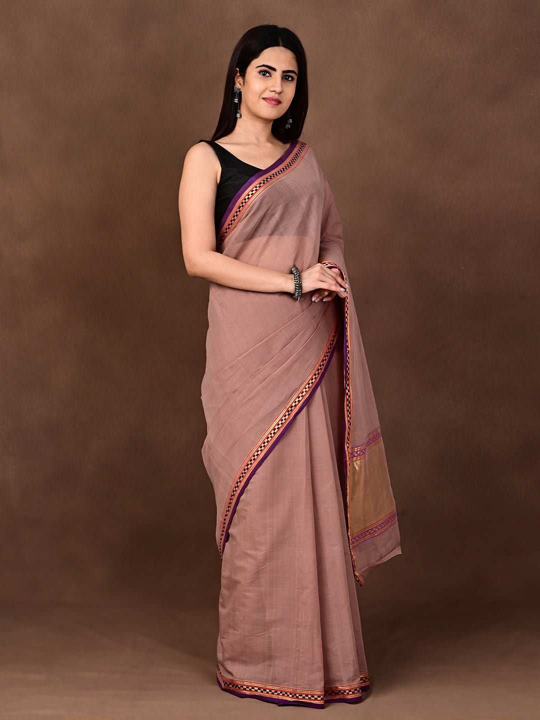 Muthukodi Chocolate Venkatagiri Saree