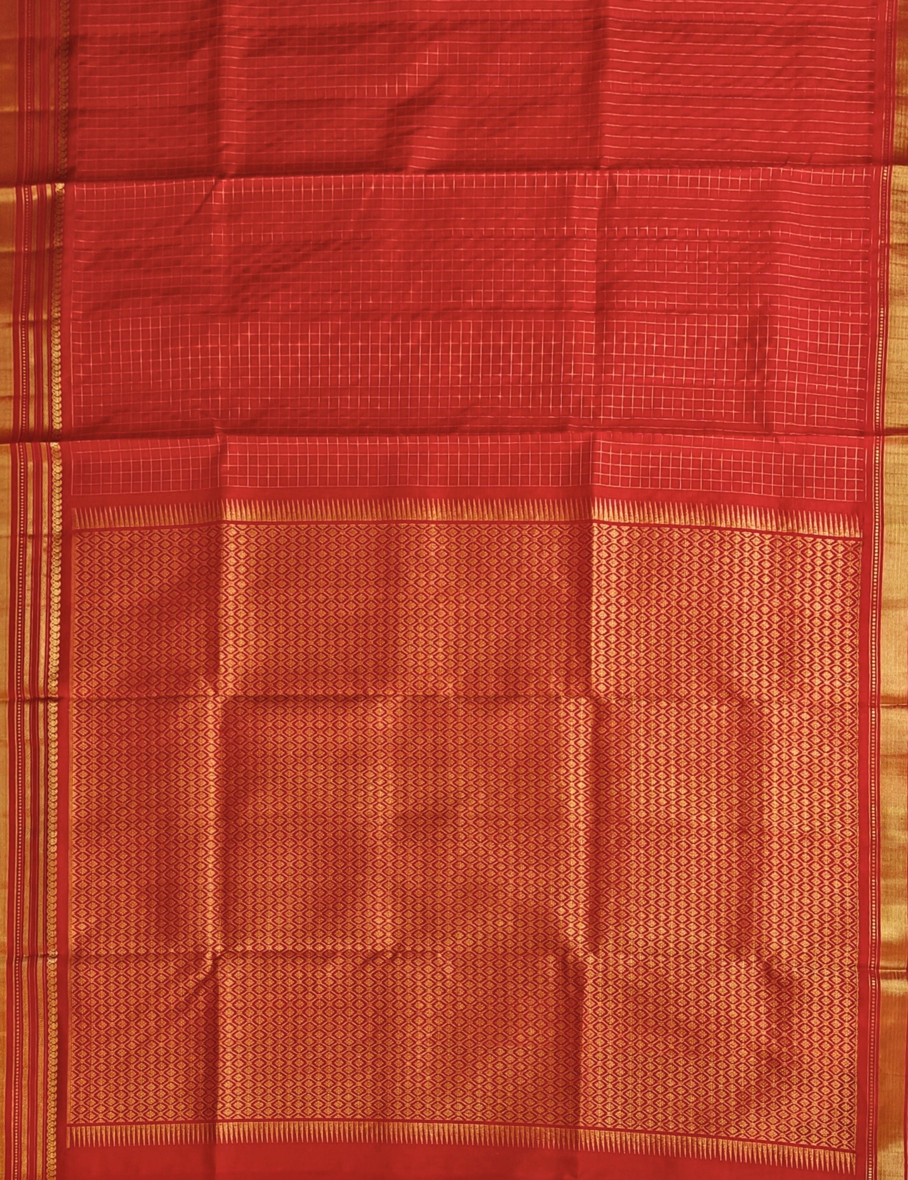 Sindoor Red Venkatagiri Saree