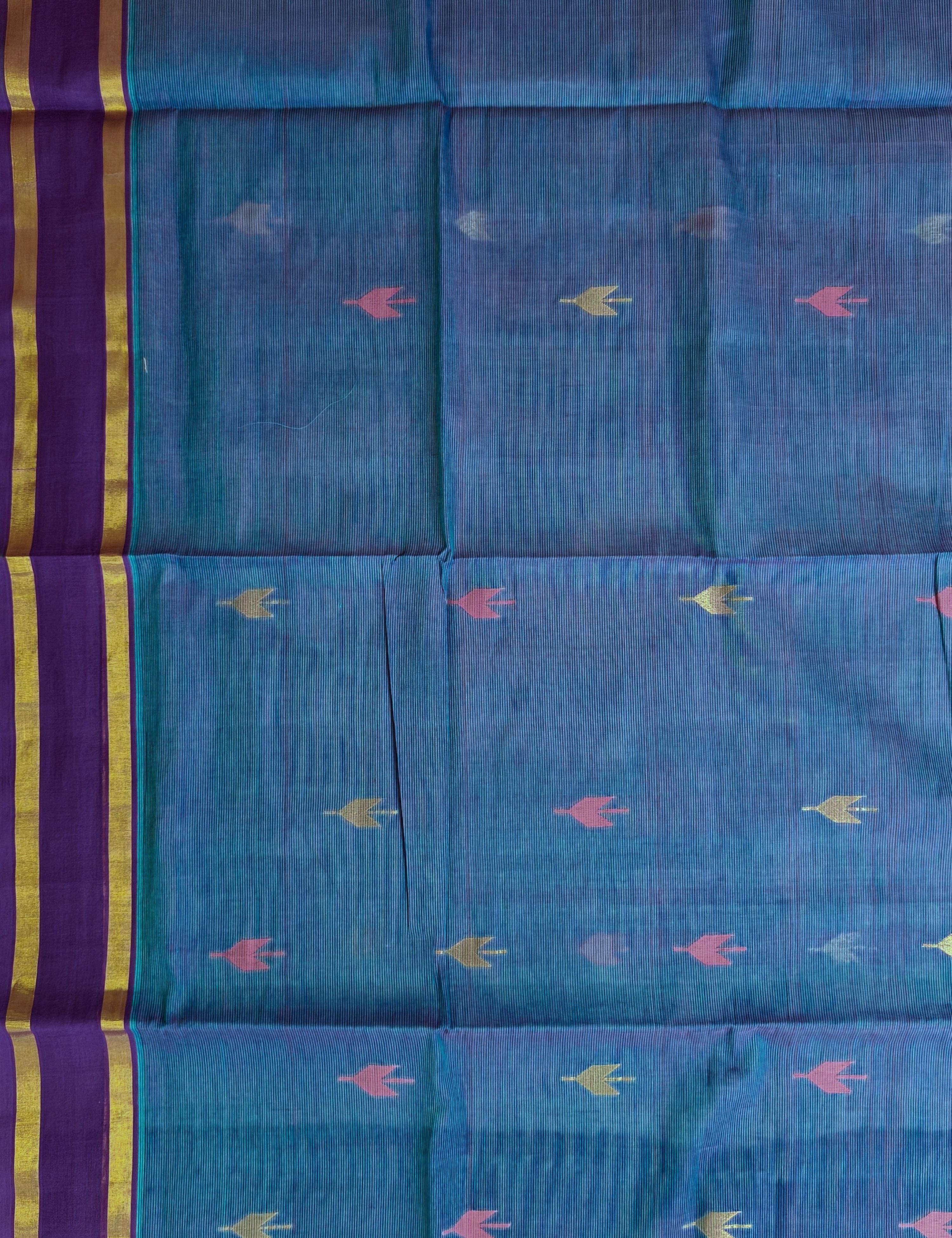 Durva Blue Venkatagiri Saree