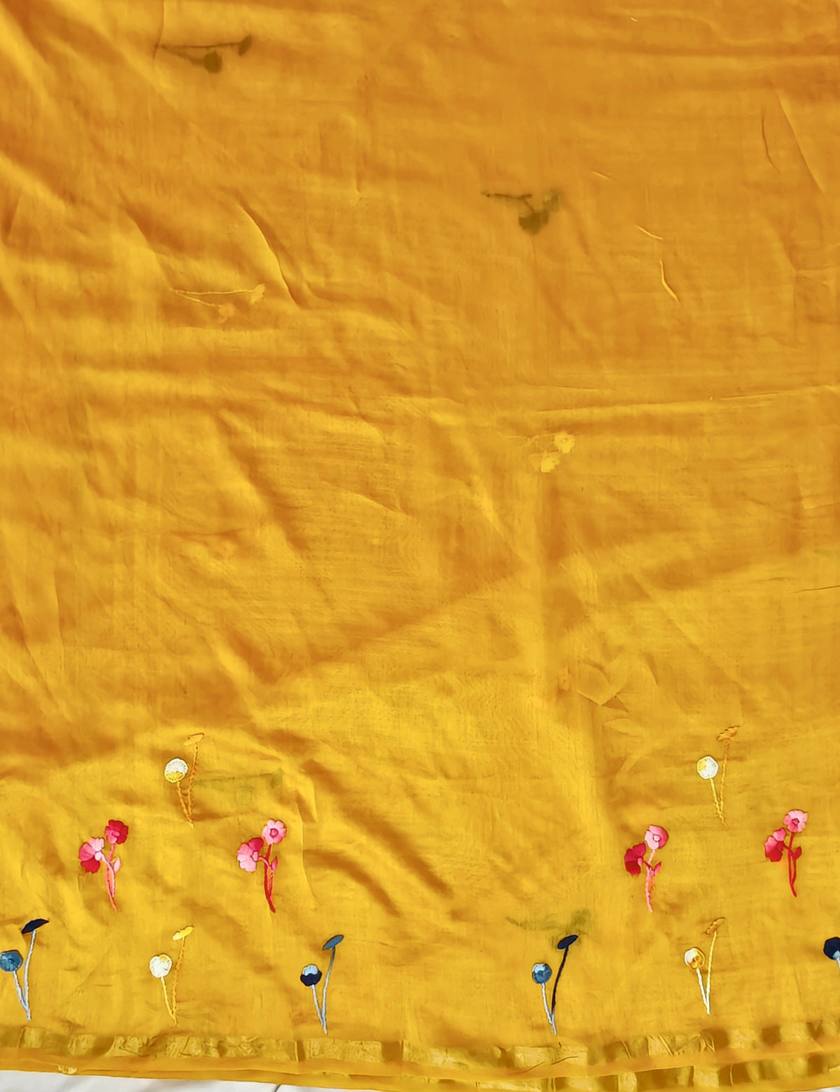 Bagicha Yellow Shibori Saree
