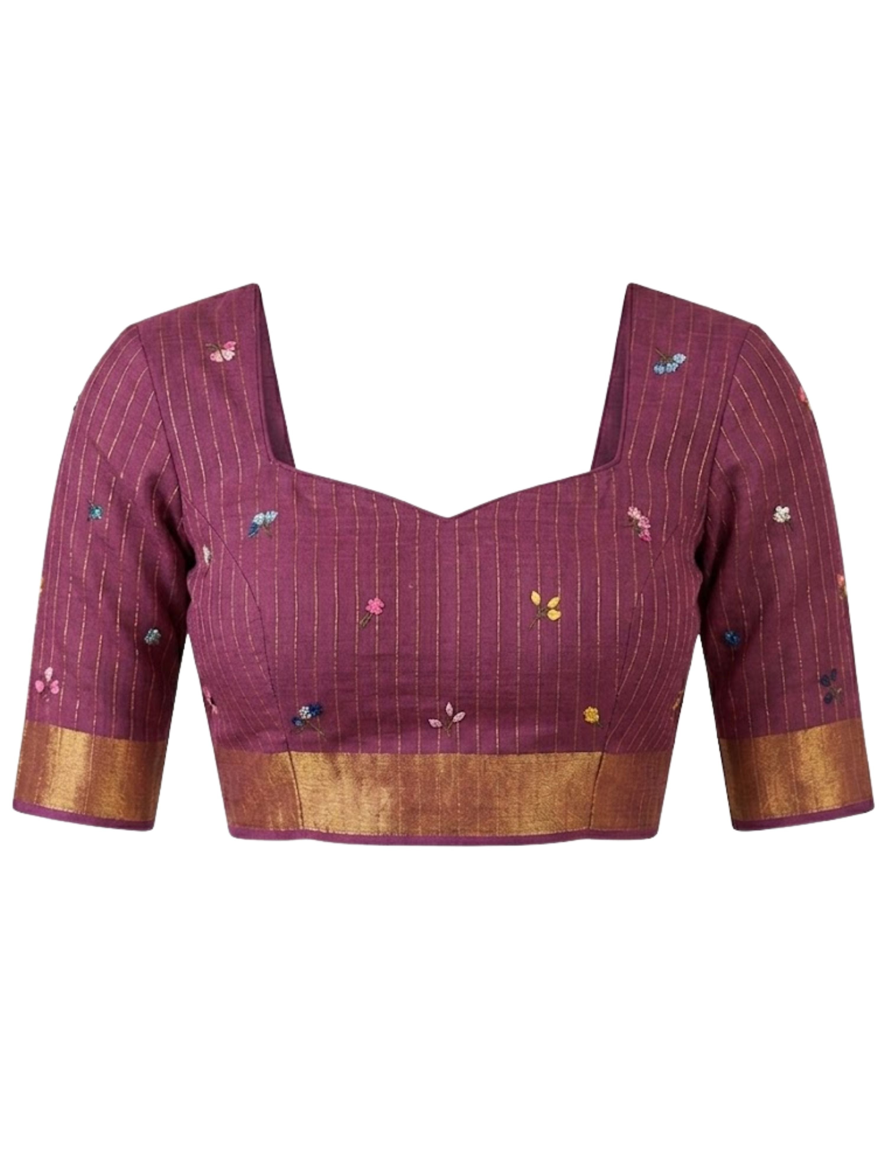 Guldasta Pink Shibori with Embroidery Saree