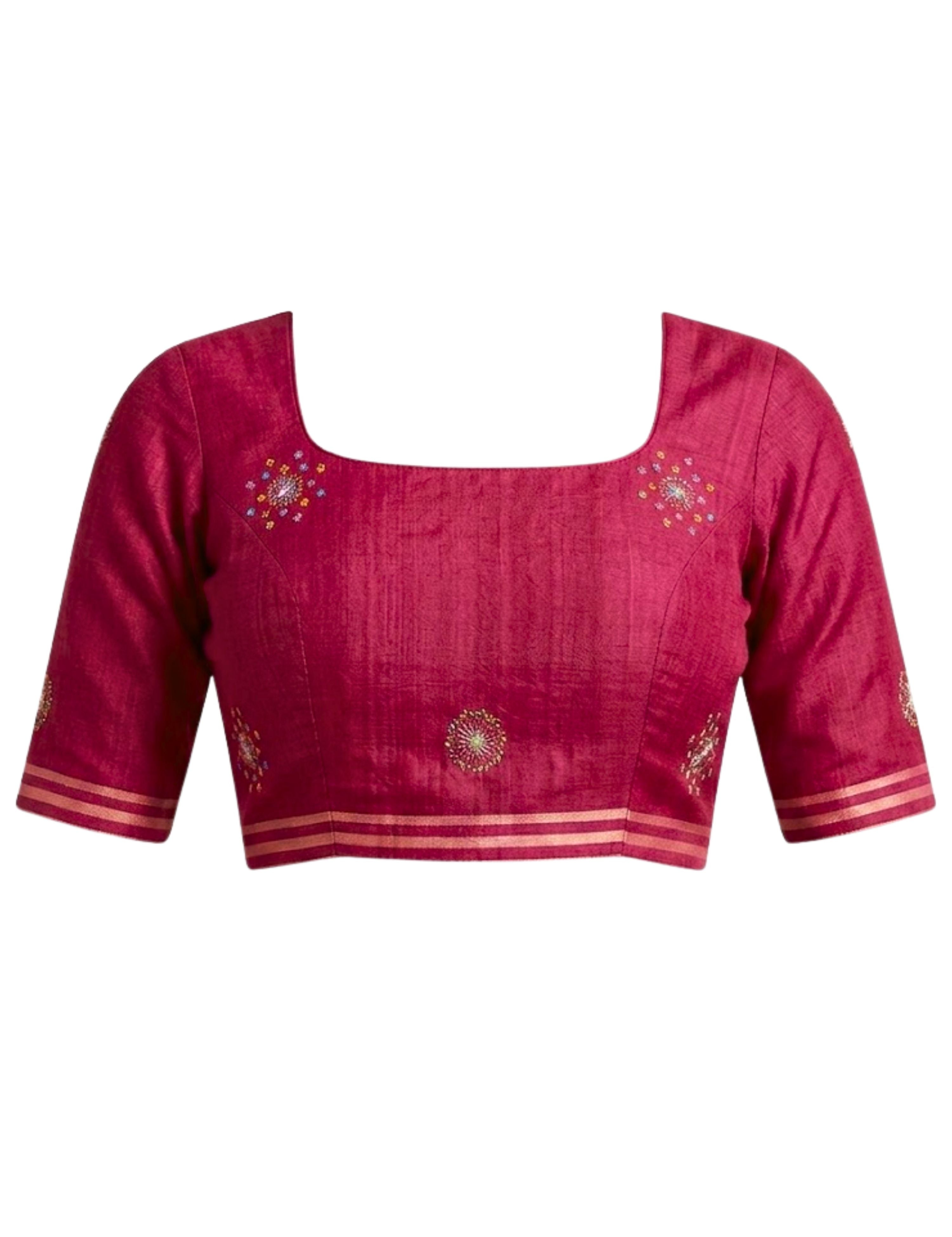 Singhaparni Dusty-Pink Shibori with Embroidery Saree