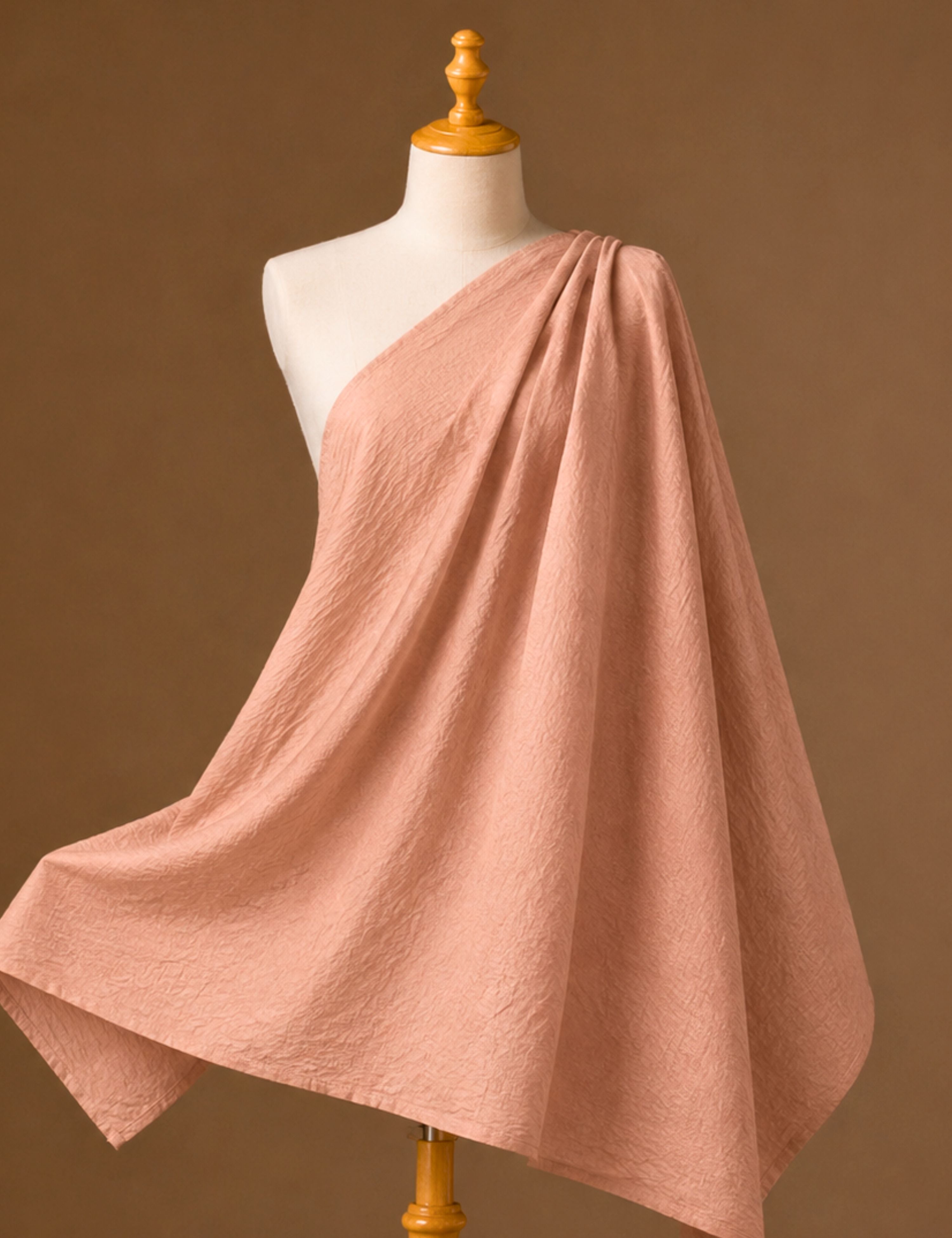 Dusty-Pink Venkatagiri Fabric