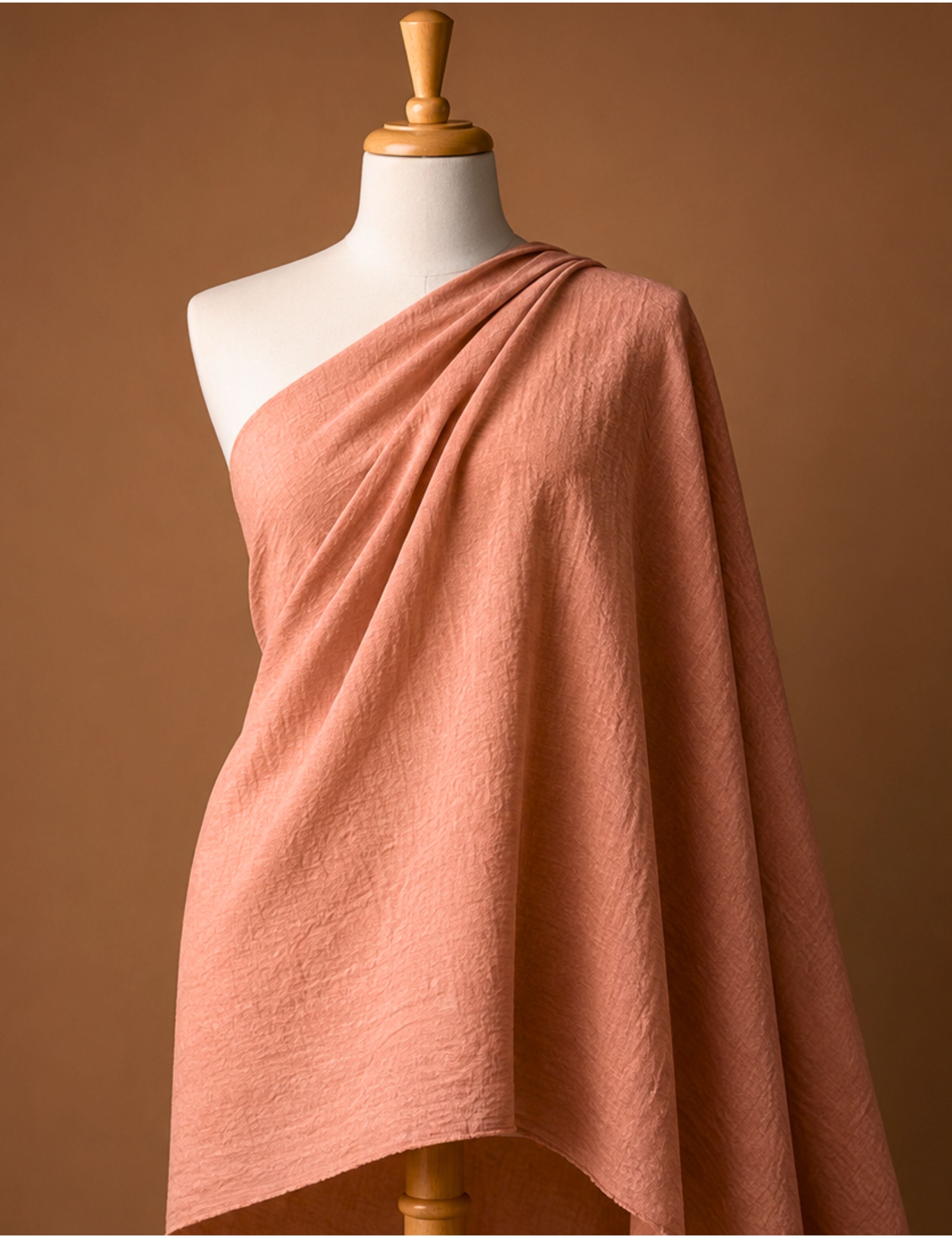 Mauve Venkatagiri Fabric
