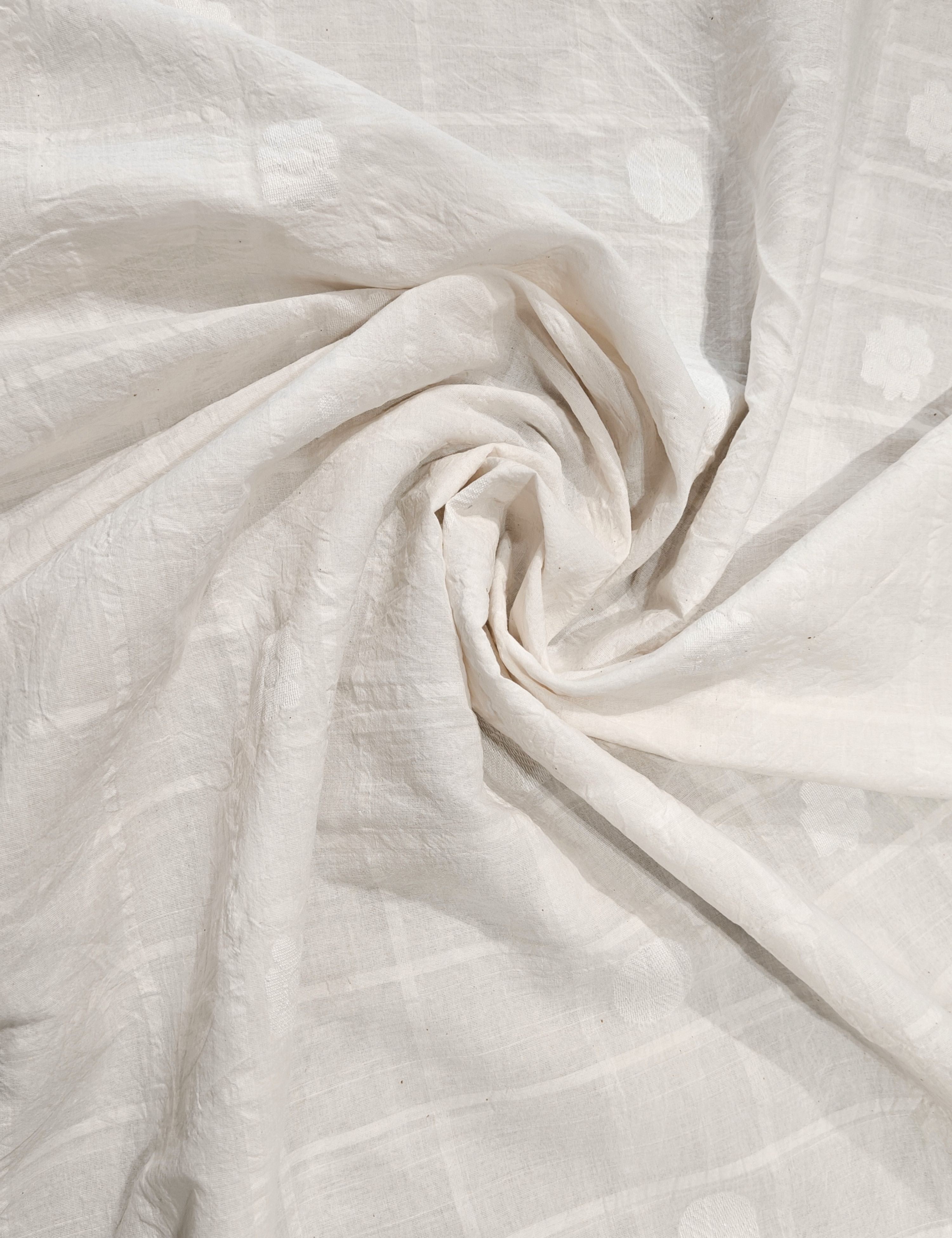 Beige Venkatagiri Fabric