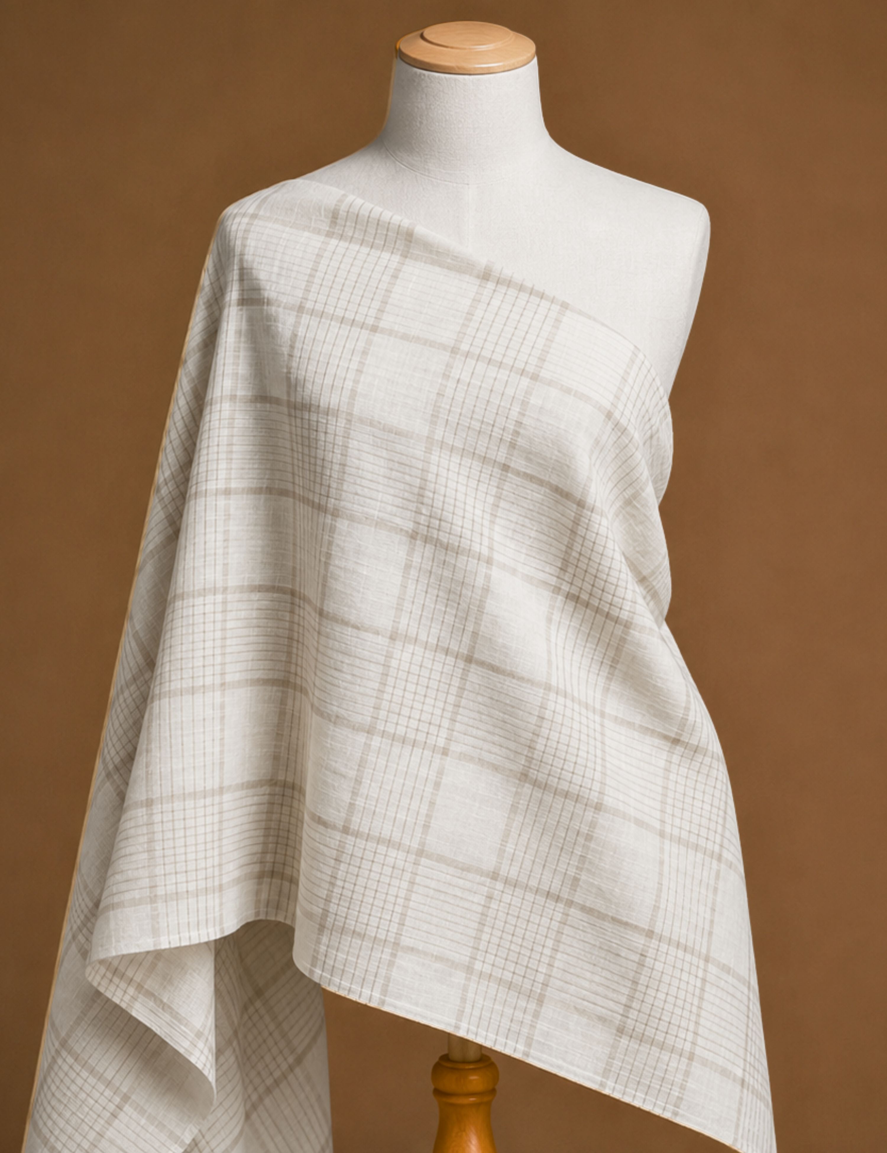 Off-White Venkatagiri Fabric