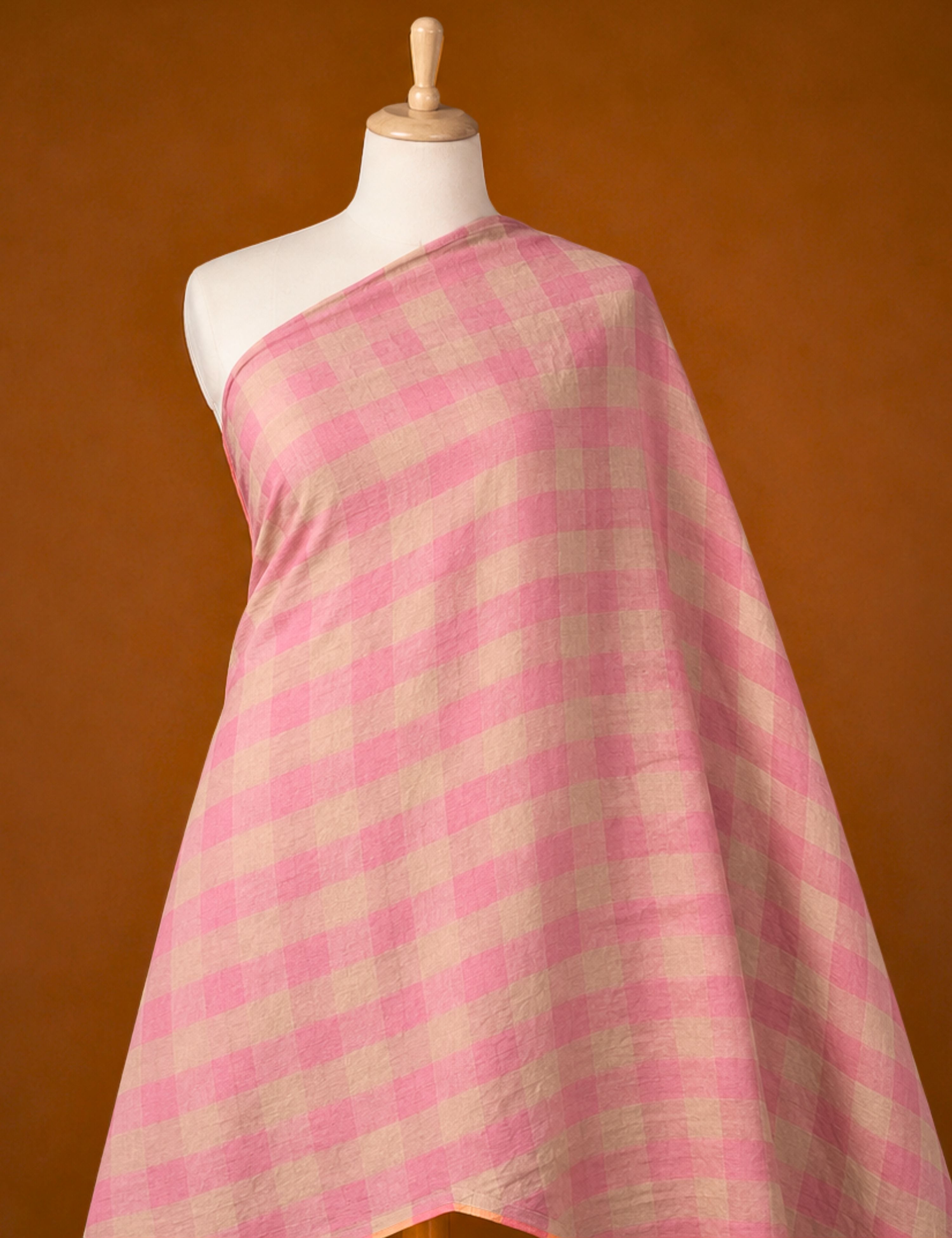 Purple Venkatagiri Fabric