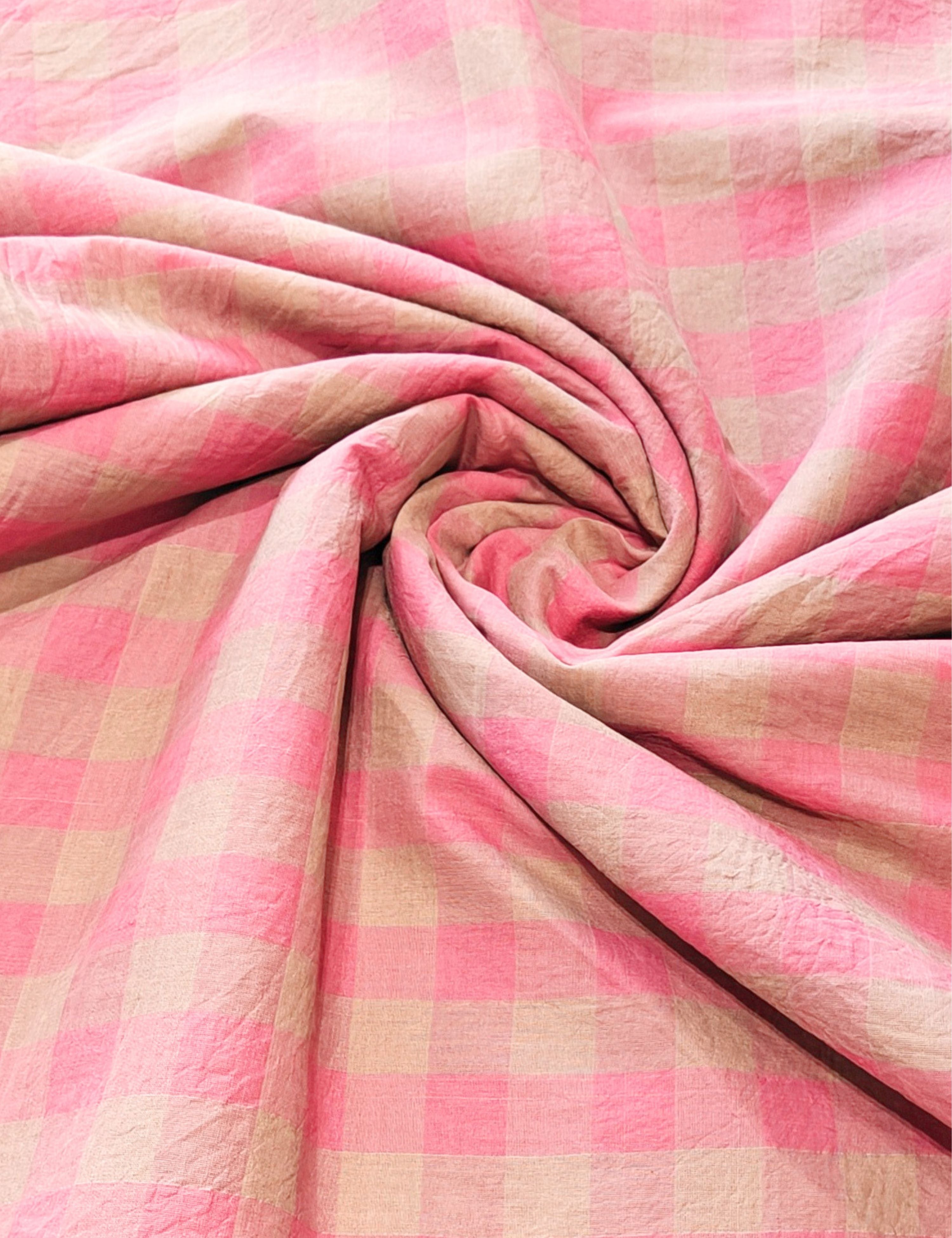 Purple Venkatagiri Fabric