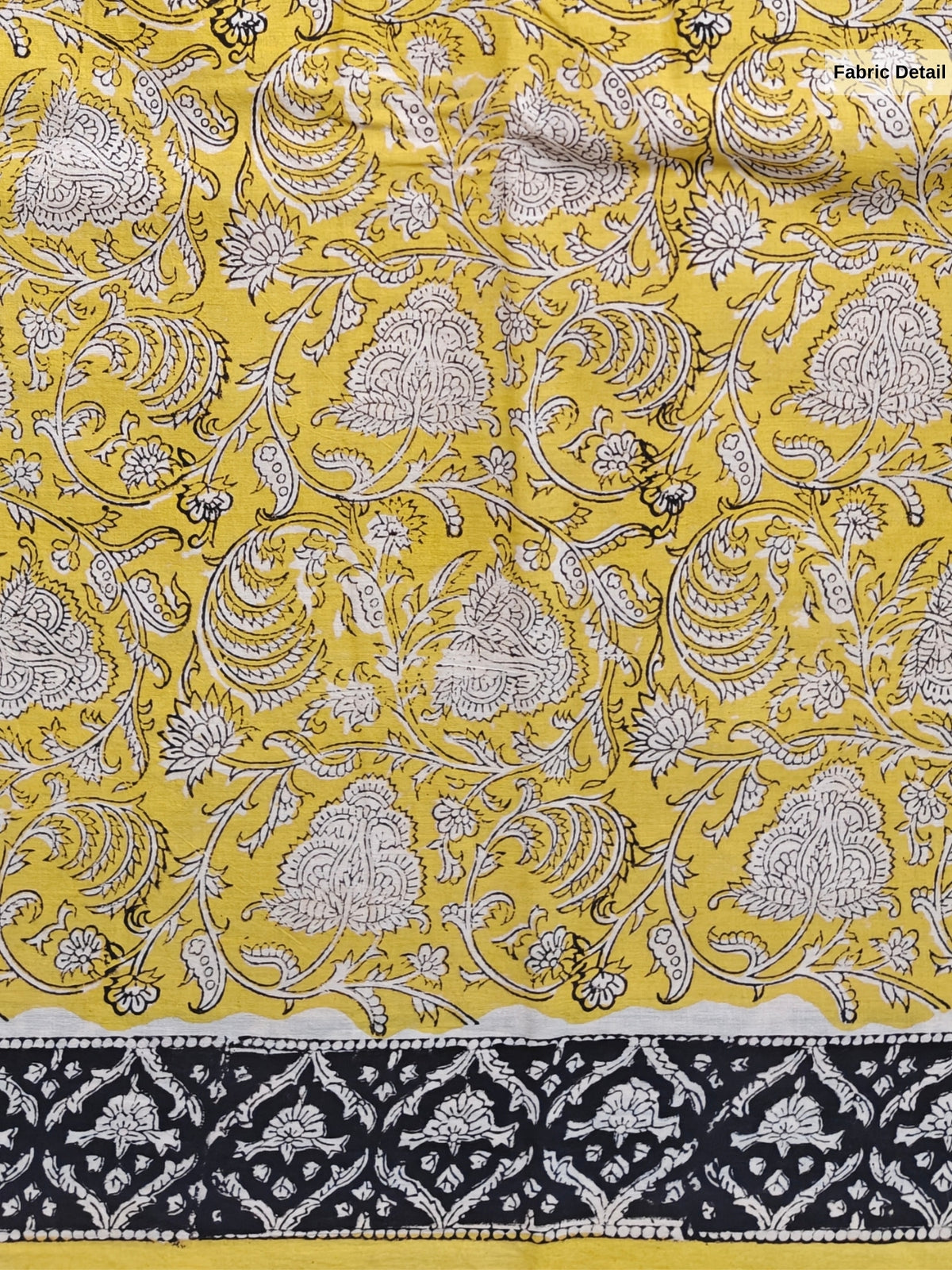 Maithili Yellow Bagru Saree