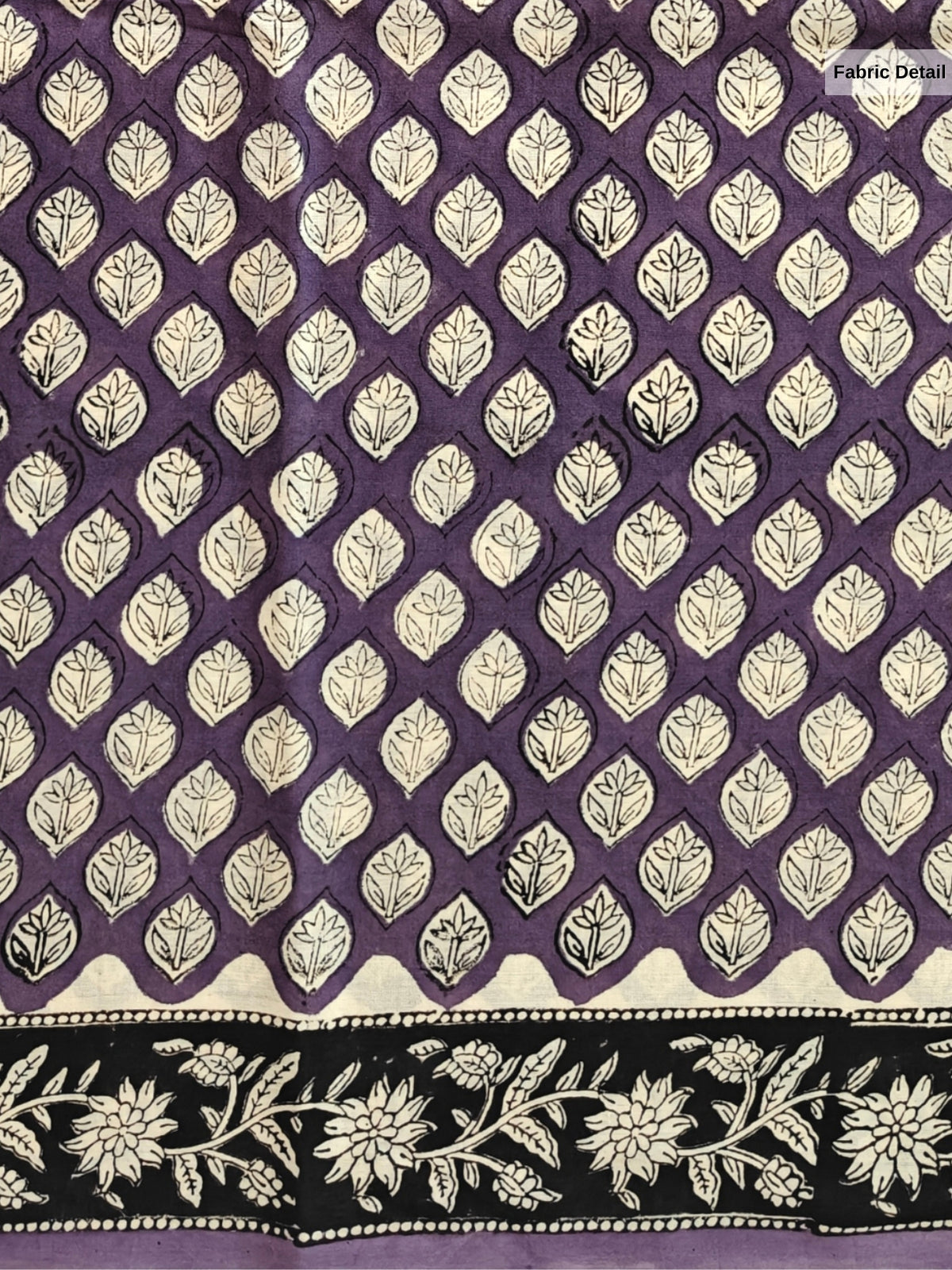 Prayaga Purple Bagru Saree