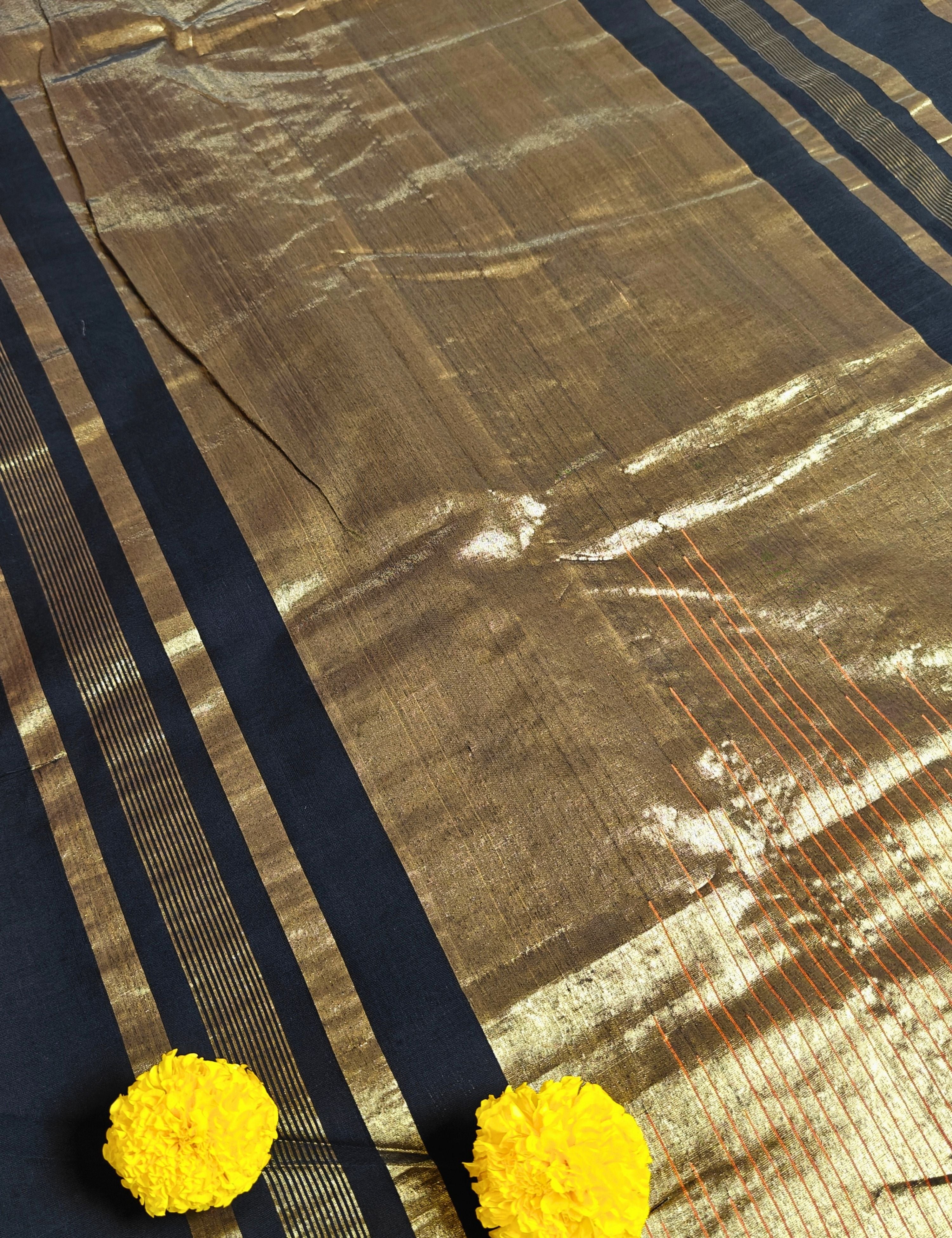 Rajani Black Venkatagiri Saree