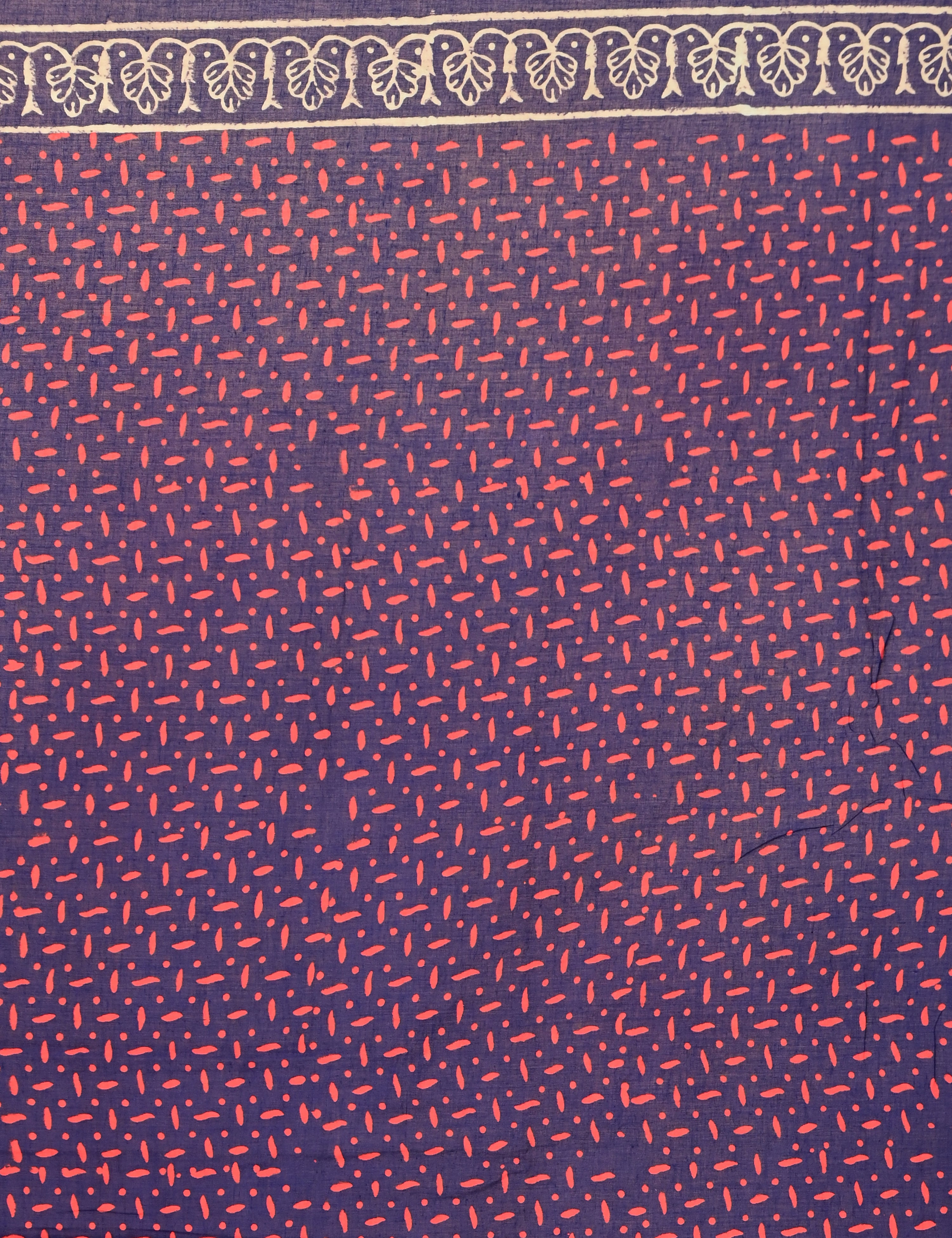 Nisarga Indigo Bagru Saree