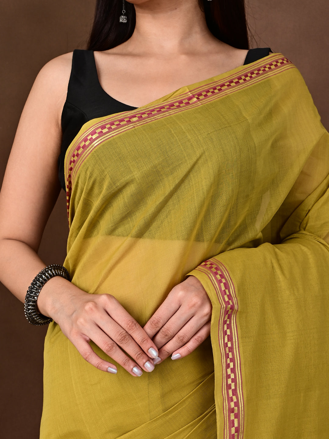Muthukodi Limegreen Venkatagiri Saree