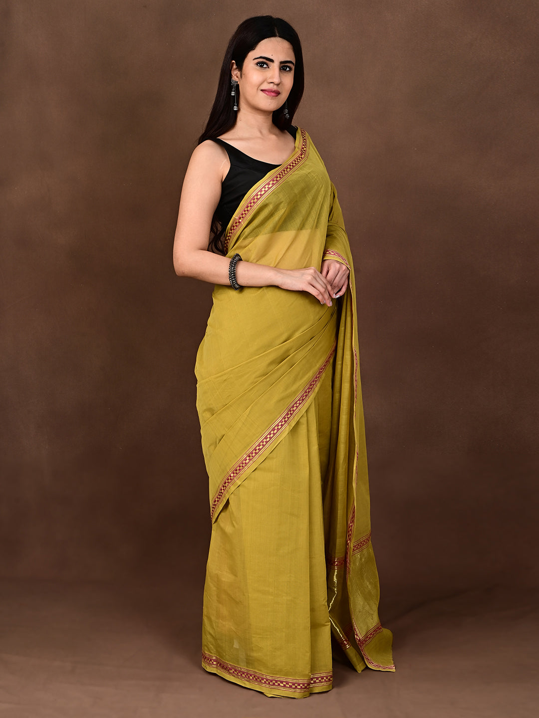 Muthukodi Limegreen Venkatagiri Saree