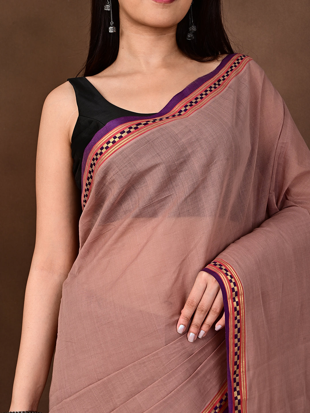Muthukodi Chocolate Venkatagiri Saree