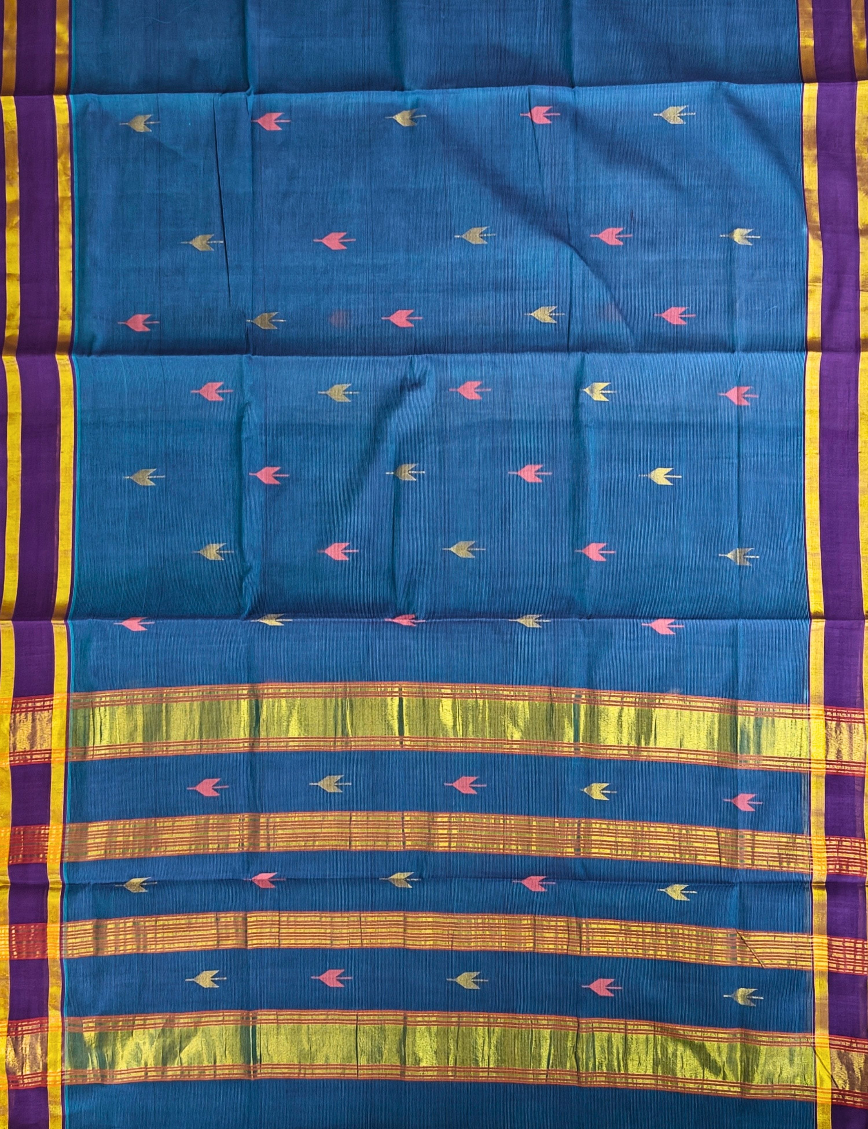 Durva Blue Venkatagiri Saree