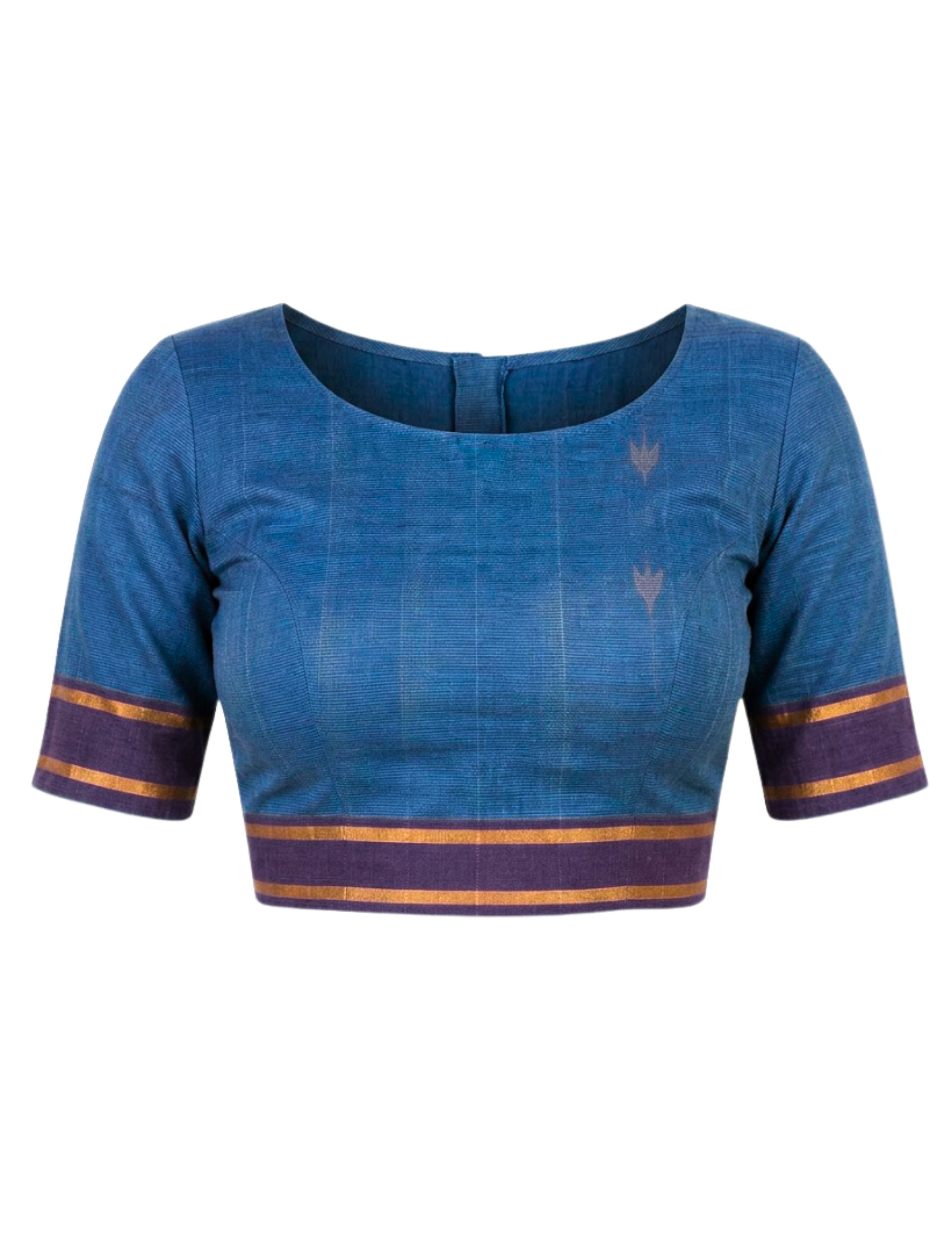 Durva Blue Venkatagiri Saree