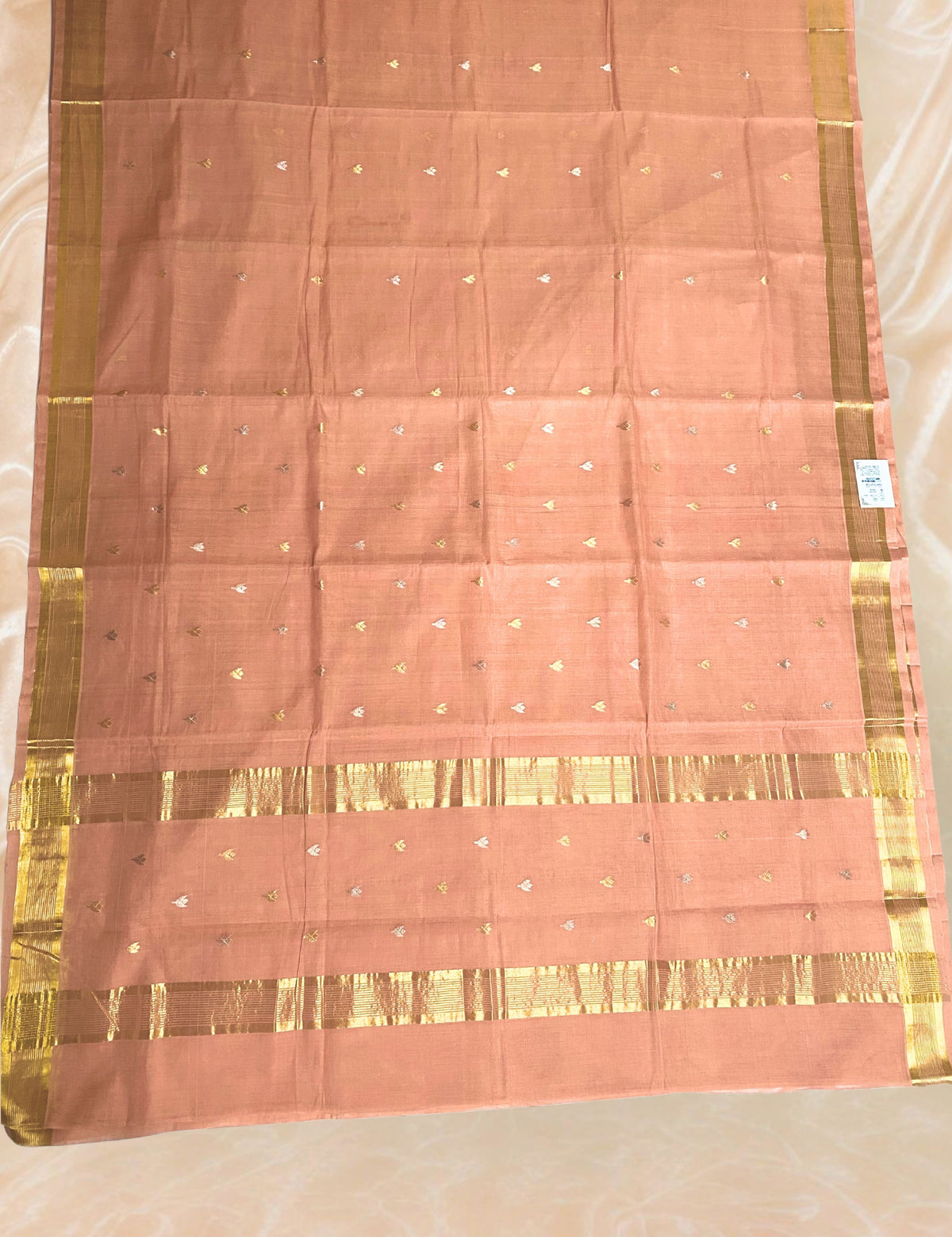Dusty Pink Venkatagiri Saree