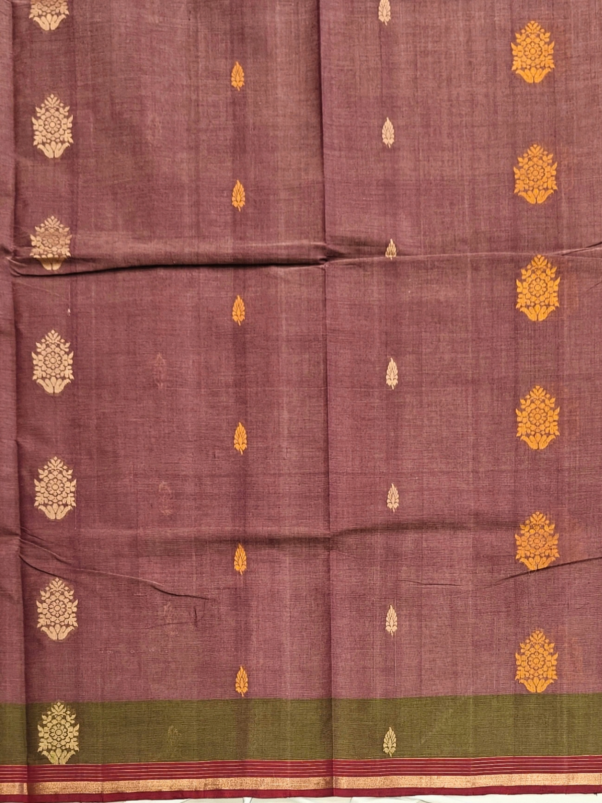 Magenta Negamam Cotton Saree