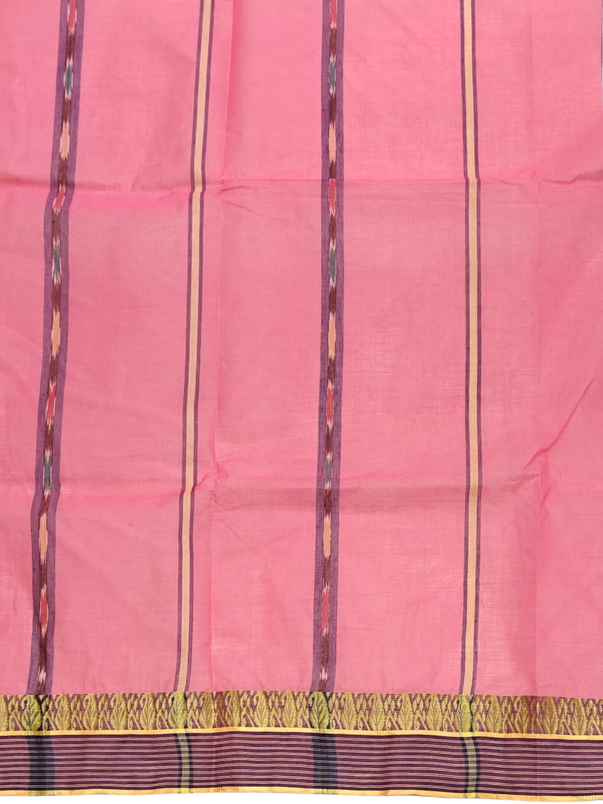 Ambika Pink Dhaniakhali Saree