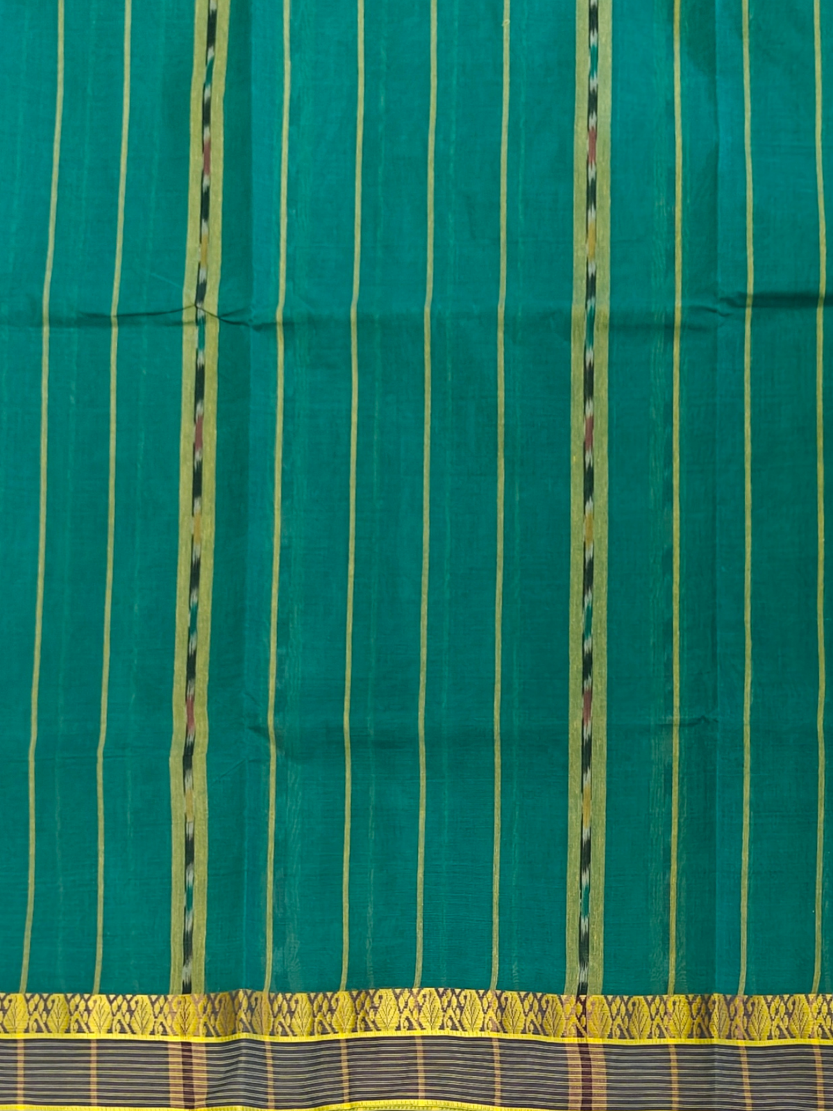 Ambika Turquoise Dhaniakhali Saree