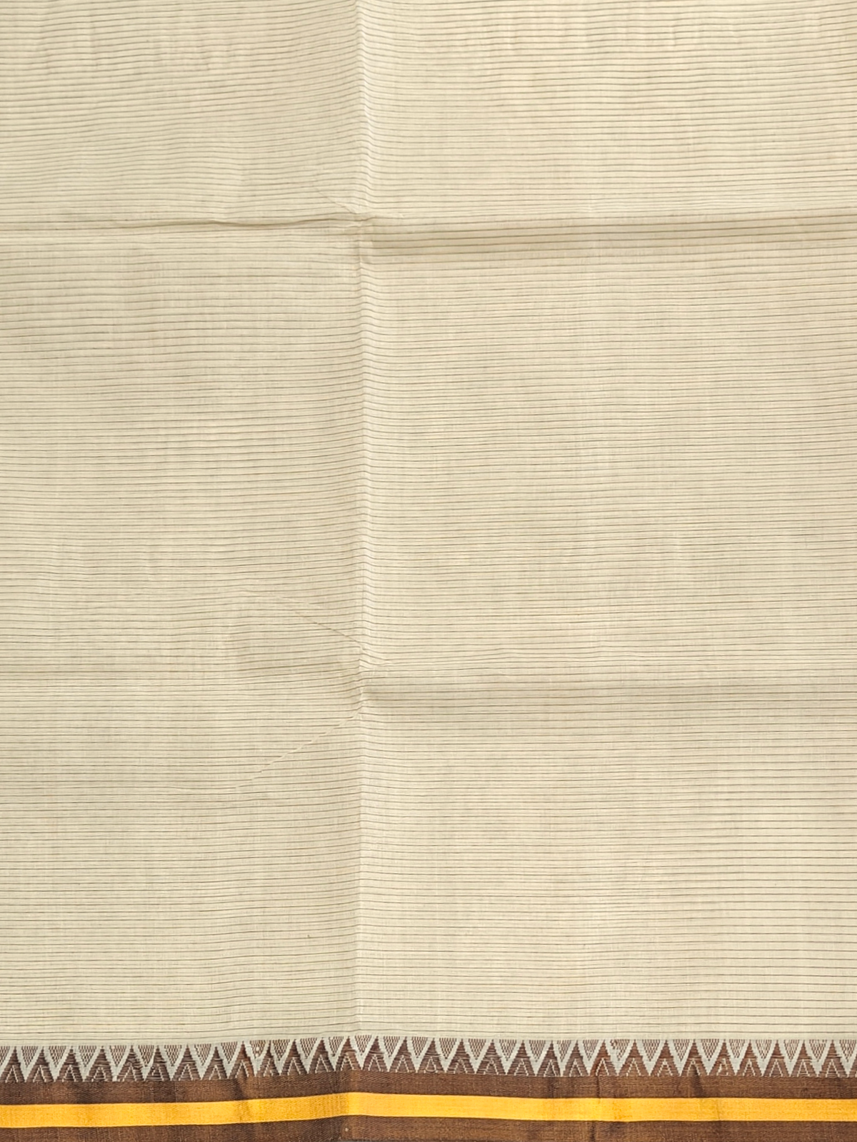 Sarla Beige Dhaniakhali Saree