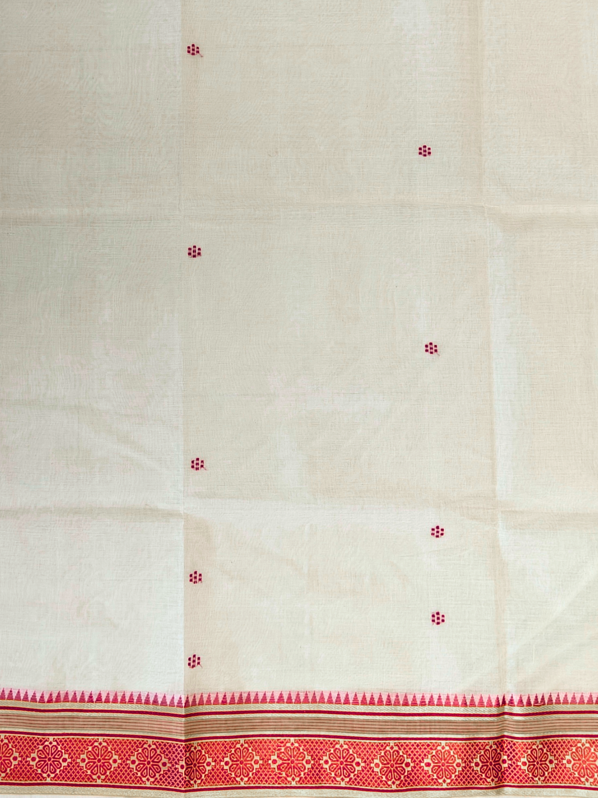 Sundara Red Dhaniakhali Saree