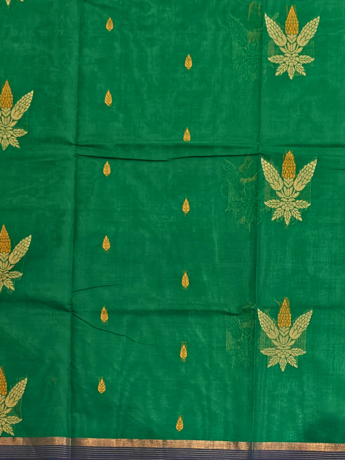 Green Negamam Cotton Saree