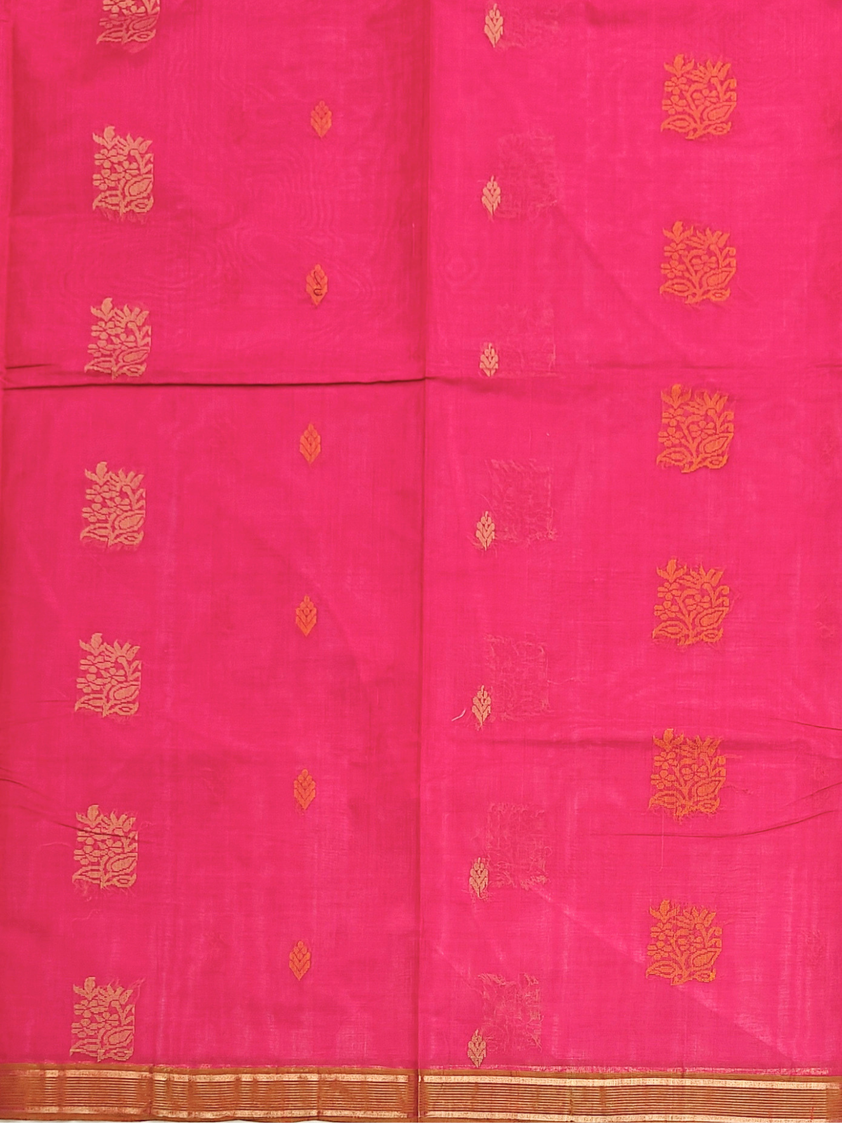 Fuchsia Negamam Cotton Saree