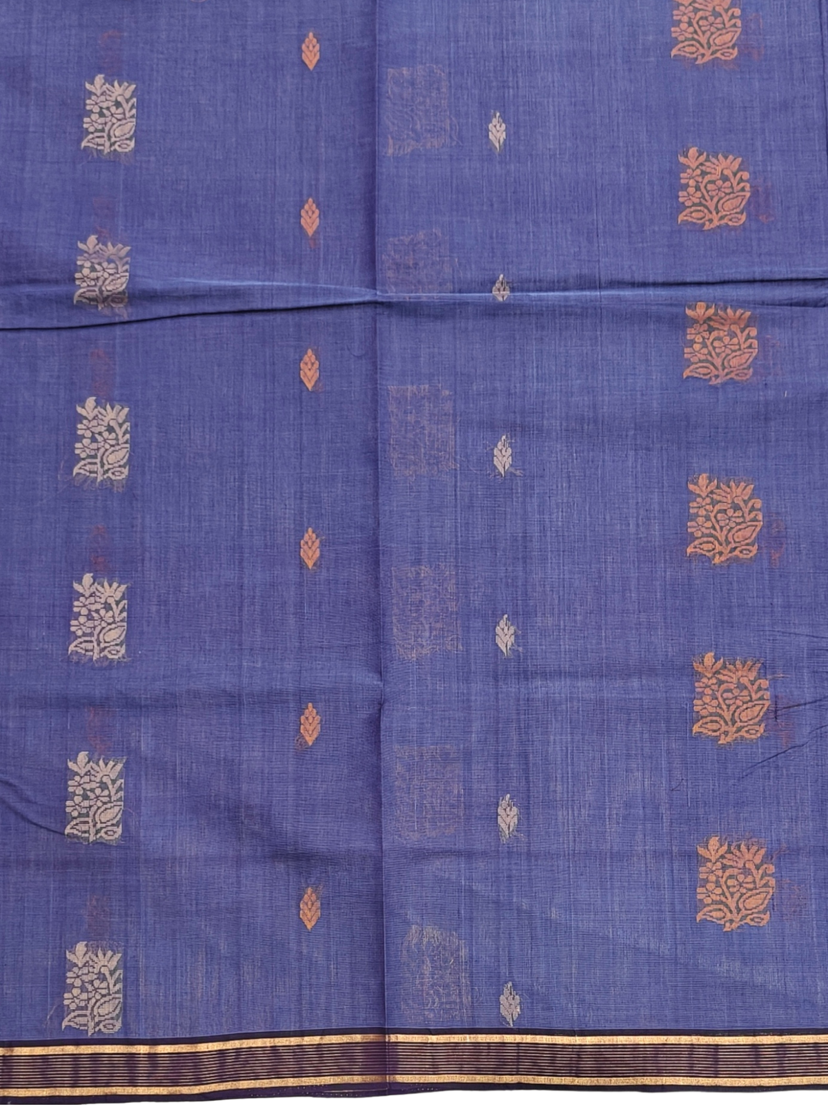 Purple Negamam Cotton Saree