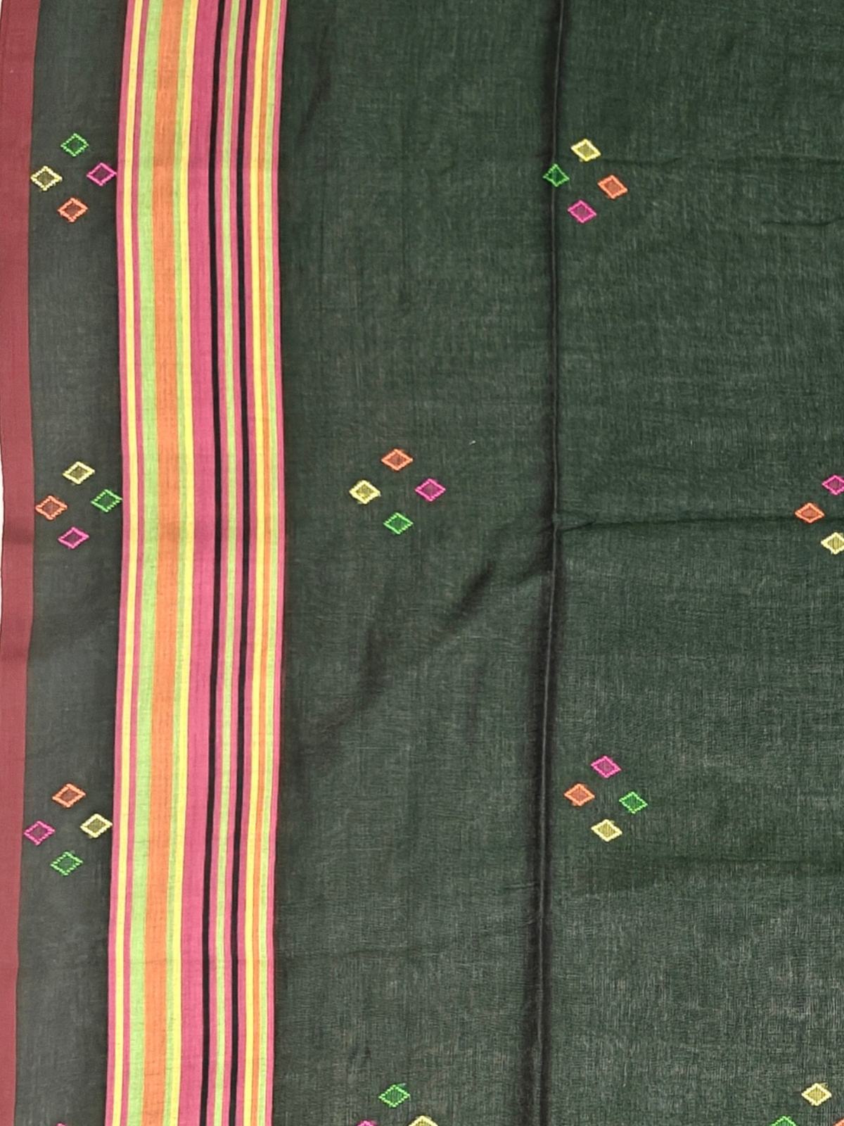 Kashi Black Bengal Handloom Saree
