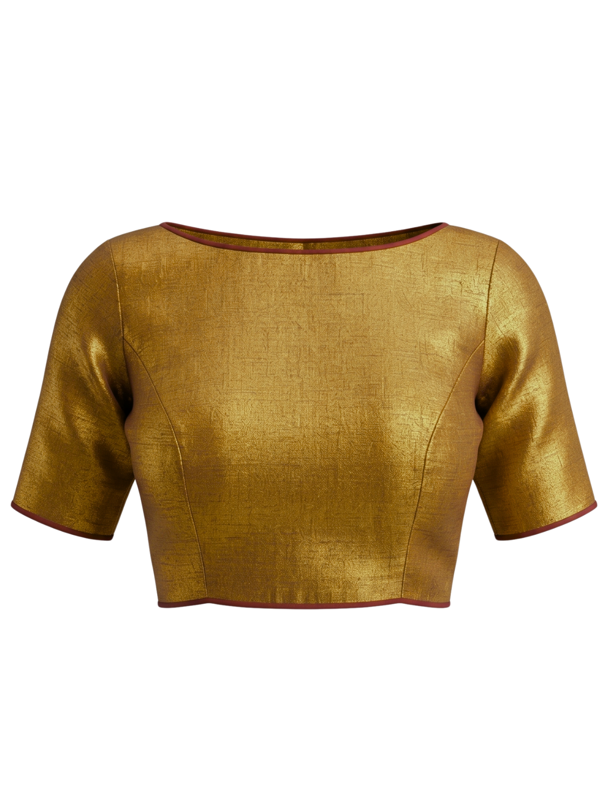 Ujjayini Copper Bengal Handloom Saree