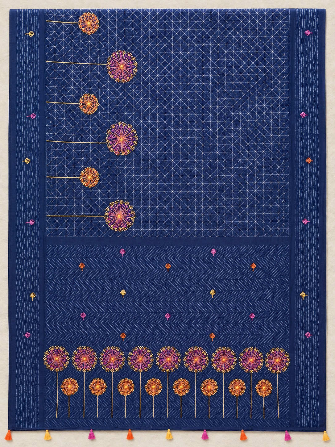 Singhaparni Multicolor Shibori Saree